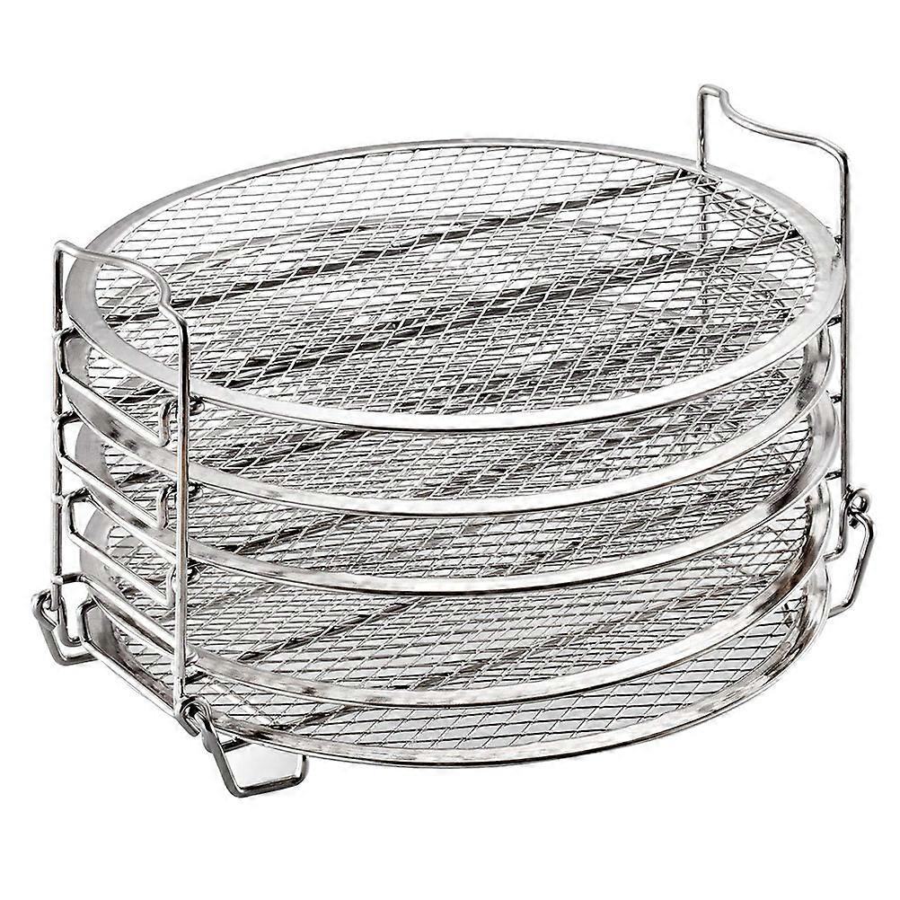 Multi-Layer Dehydrator Rack, Large Stainless Steel Stand for Air Fryer and Cooker