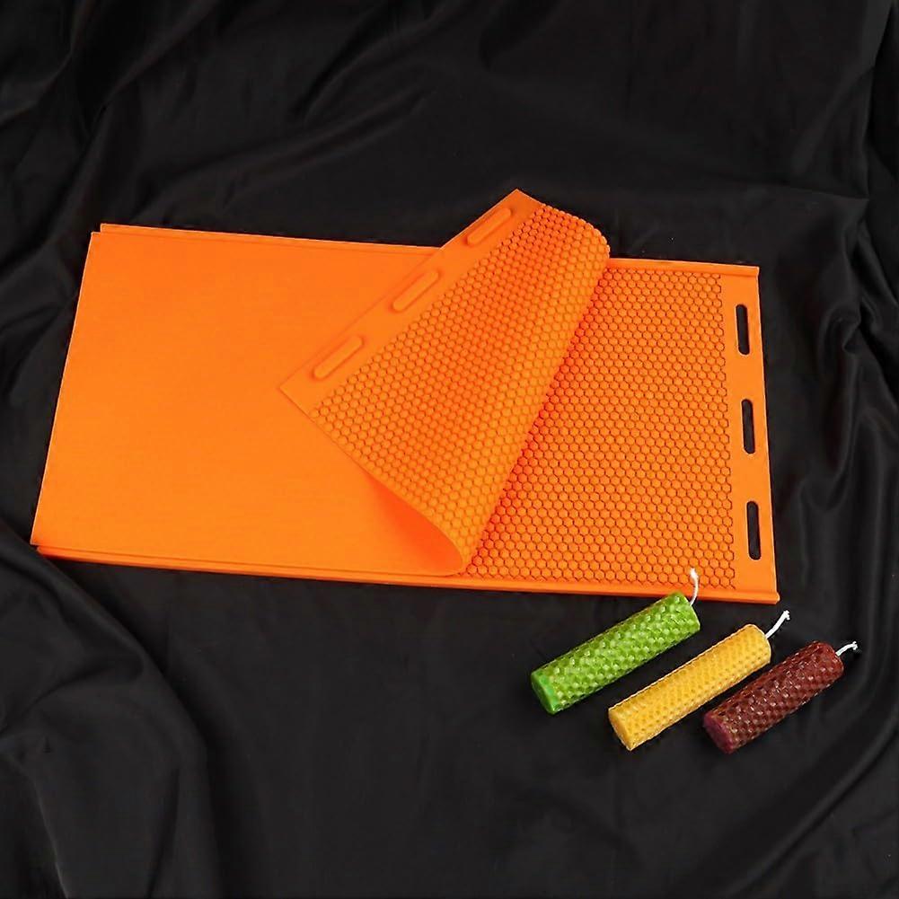 flexible silicone molds for hobbyists (41.5x20.5cm, orange)