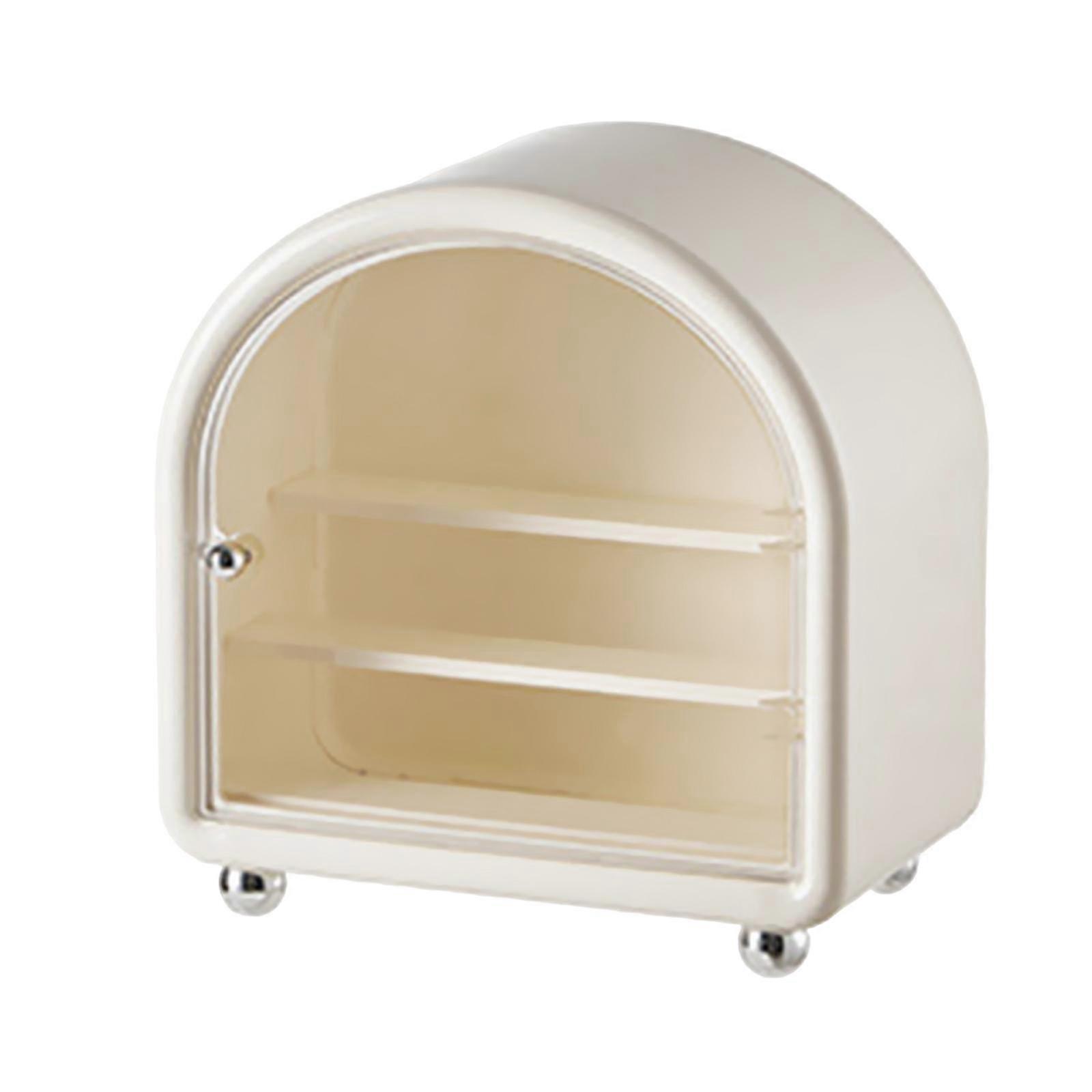 Clear Display Case Cabinet for Figures Showcase Stand Desktop Shelf Gift