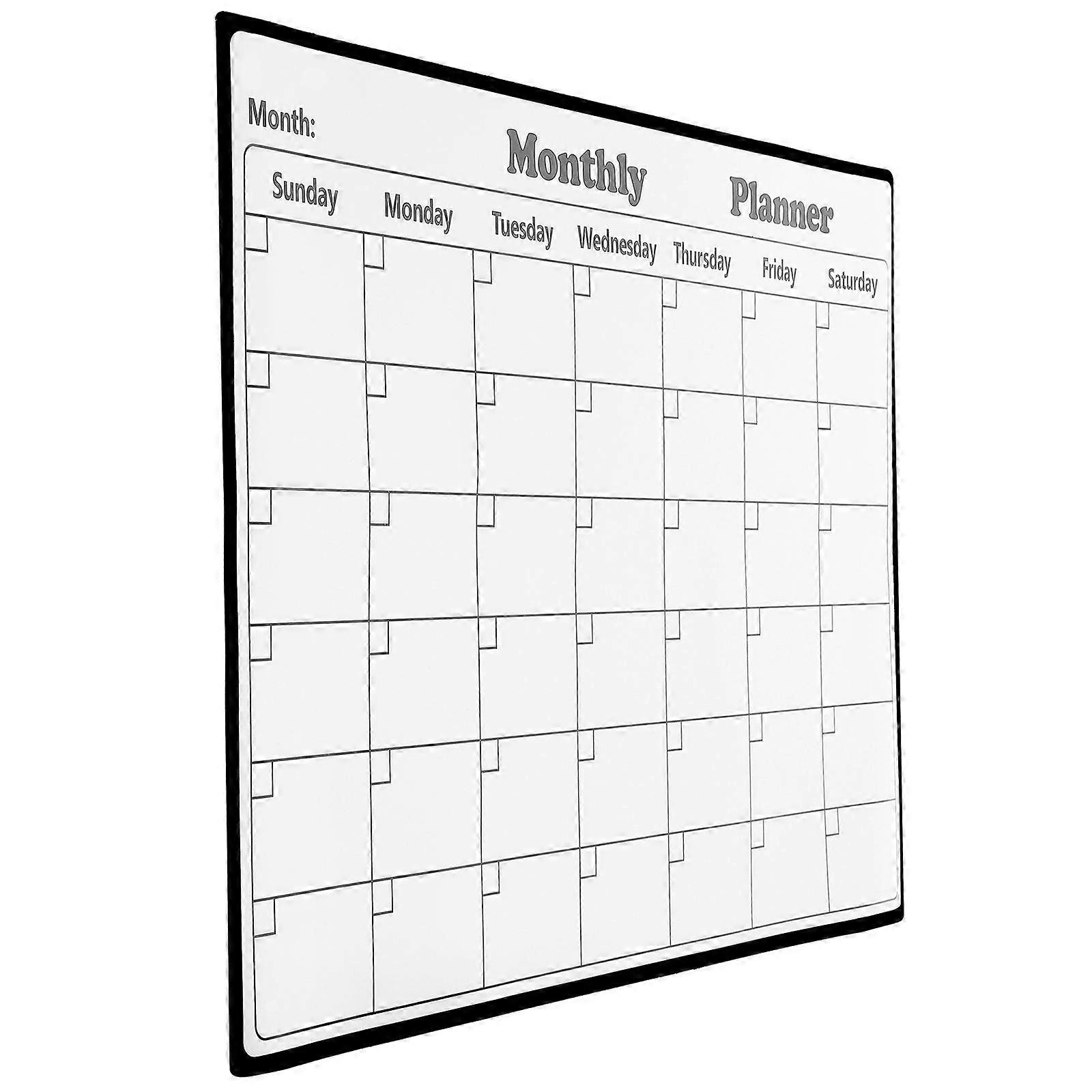 Reusable Dry Erase Board for Refrigerator Scheduling and Notes