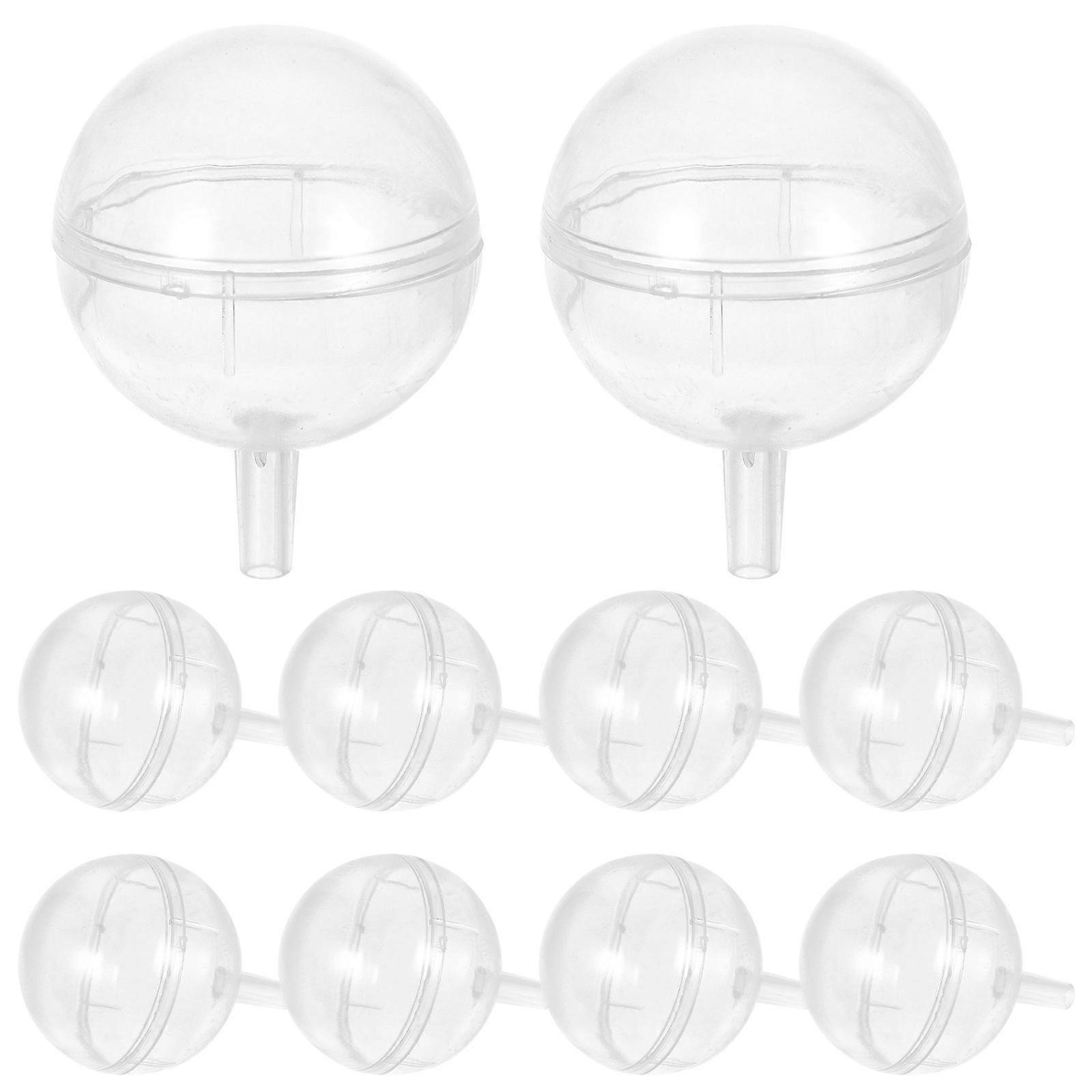 100pcs Chocolate Holders Plastic Clear Chocolate Flower Box Packaging Holder