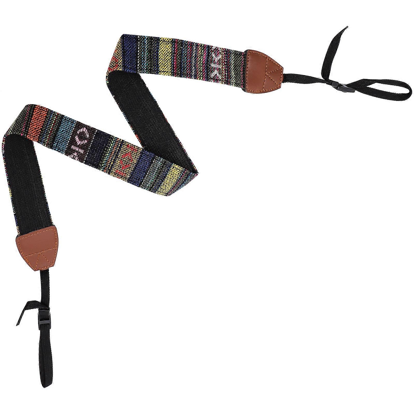 Adjustable Shoulder Strap For Camera Canvas Material Stable Shooting Experience 1Set