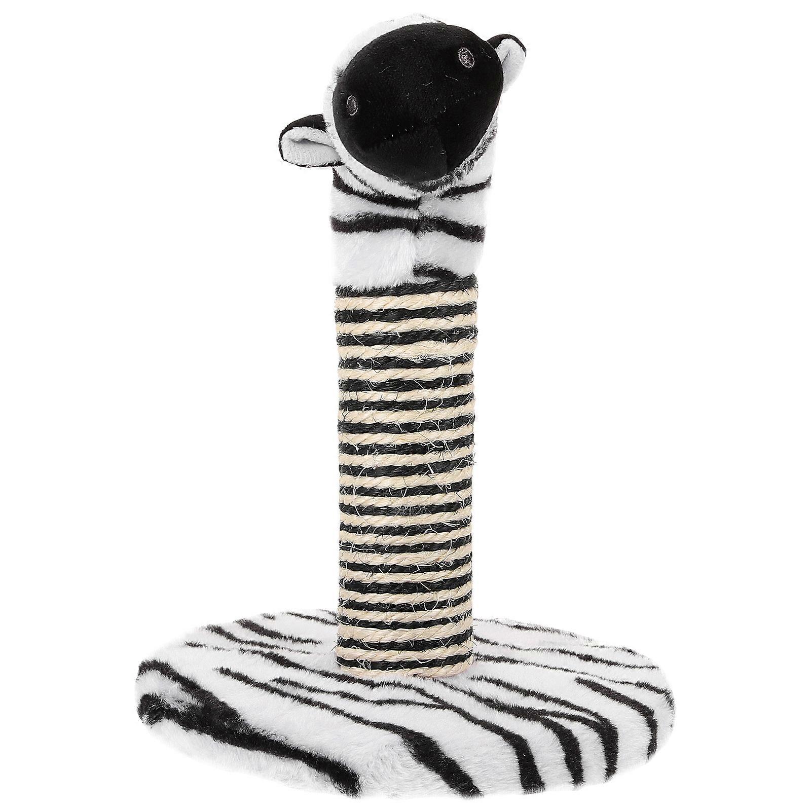Indoor Cat Scratcher Stable Structure Reusable Cat Scratcher Velvet Cloth 1Pcs