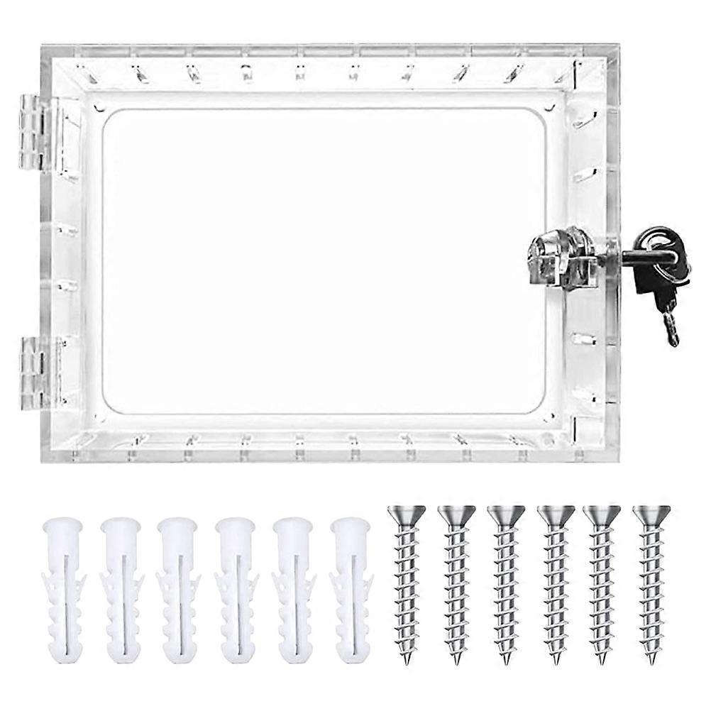 Clear Lock Box For Thermostat Universal Thermostat Guard Wall Thermostat Lock Box Protector Acrylic Protection For Thermostats 1 Set