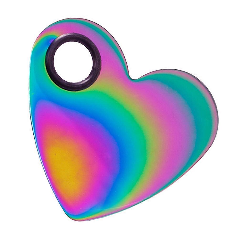 Mixing Plate For Nails Heart Shaped Practical Design Easy to Clean 11x10.5cm 1Set