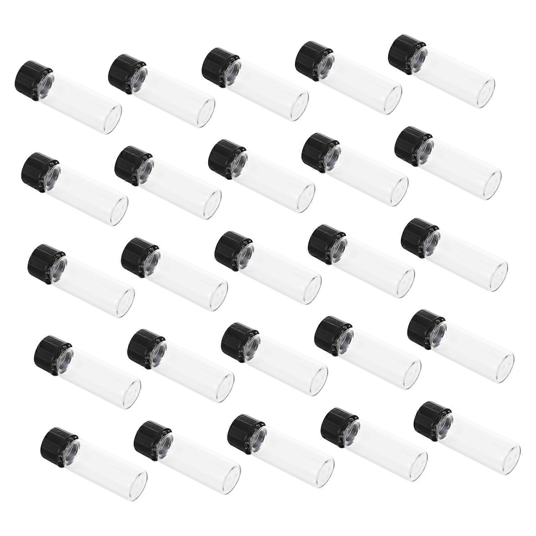 glass sample vials caps for essential oils clear vials 4.7X1.5X1.5CM