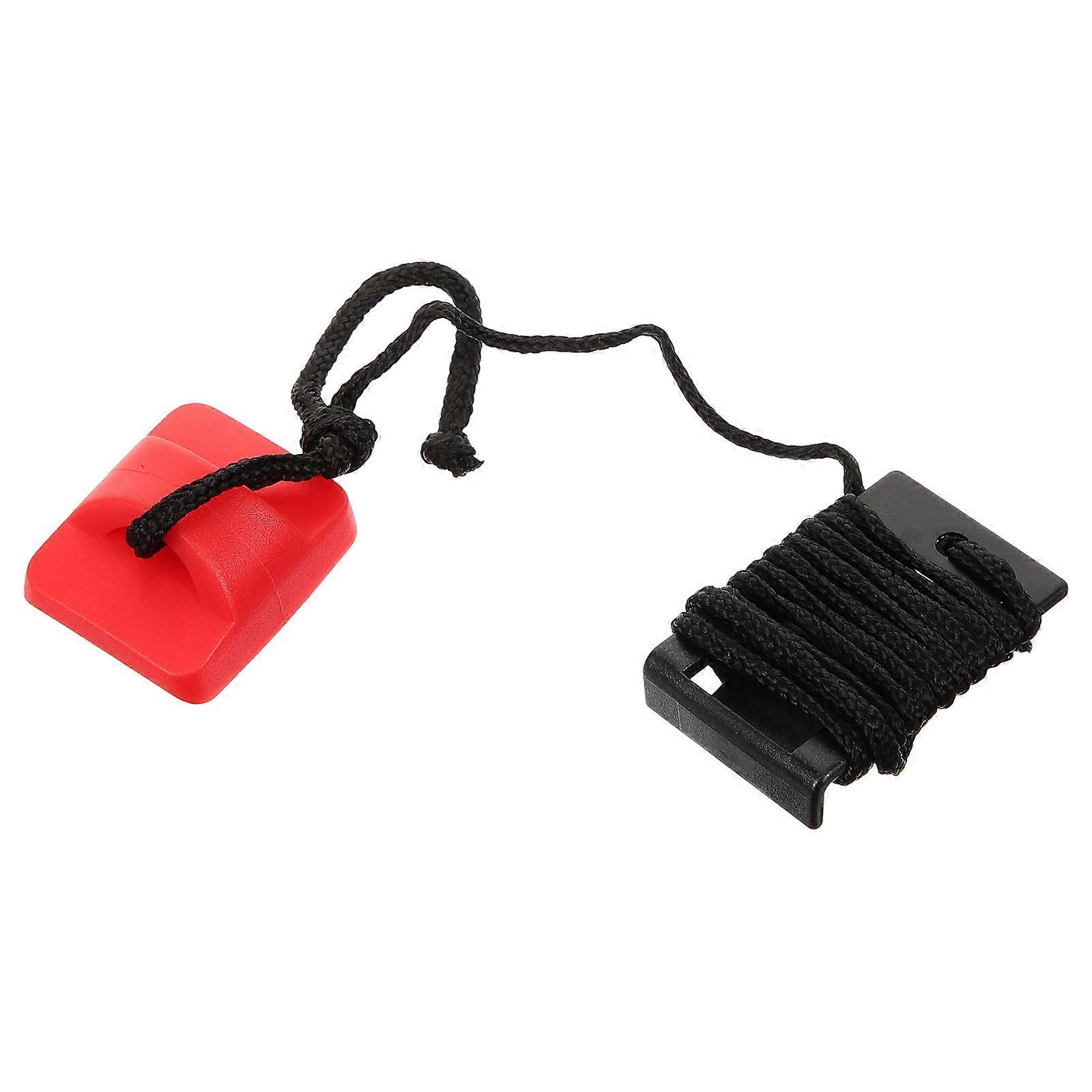 Treadmill Security Key Replacement Treadmill Emergency Brake Key Home Use Red 95.00X3.30X3.00cm Emergency Stop 1Set