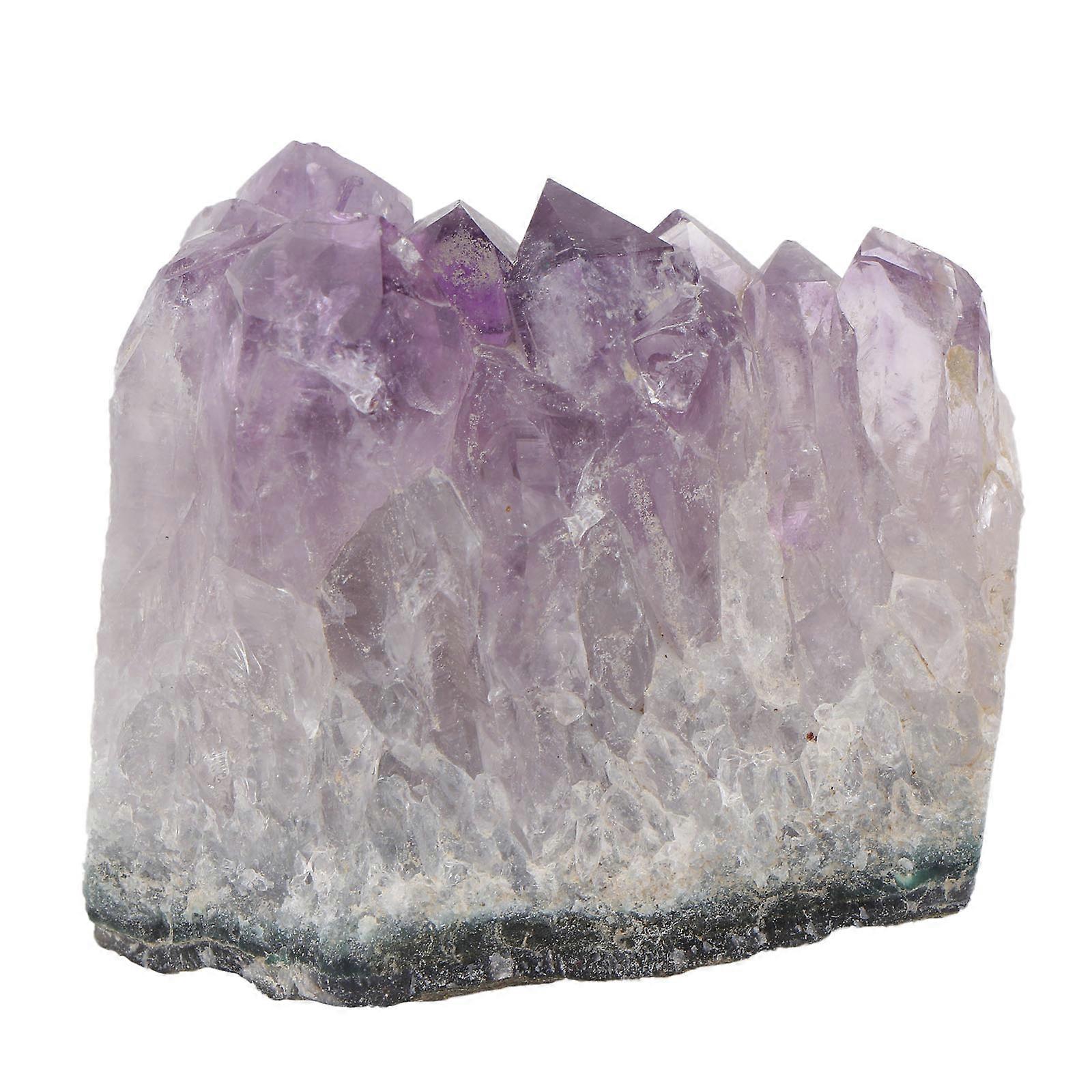 Natural Amethyst Cluster Irregular Shape Desktop Ornament Crystal Decor for Home Living Room Aesthetic Tabletop Decoration