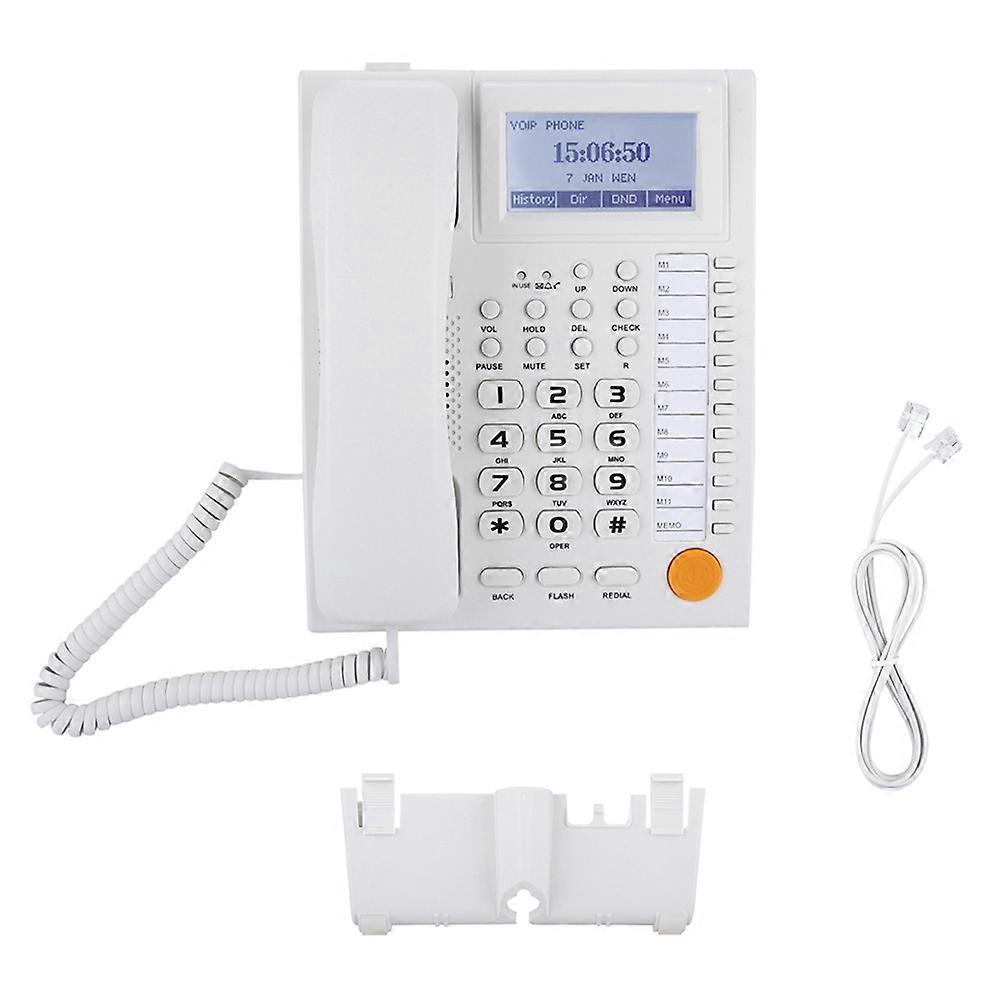 Téléphone filaire avec haut-parleur, avec identification de l’appelant