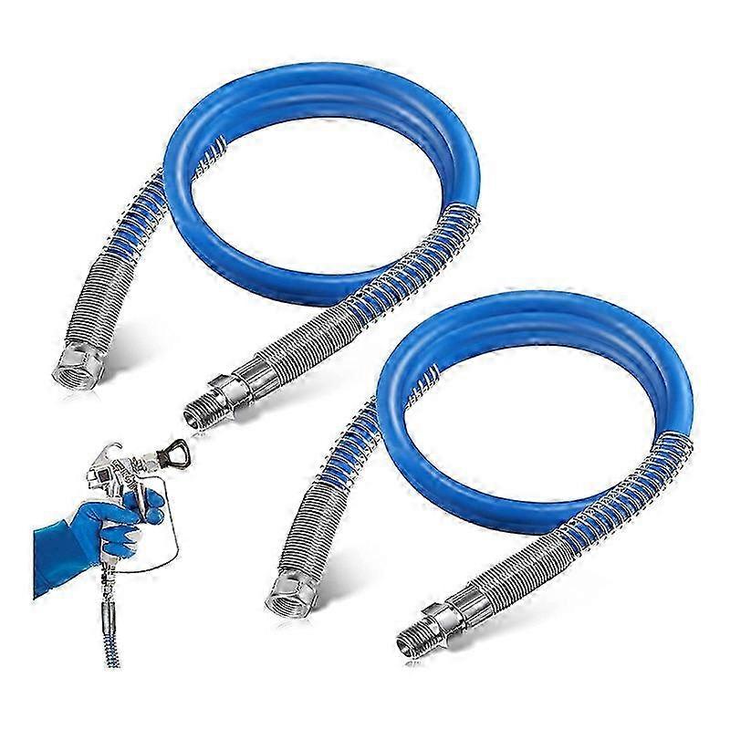 4Ft Airless Paint Spray Extension Hose,2PCS hwy
