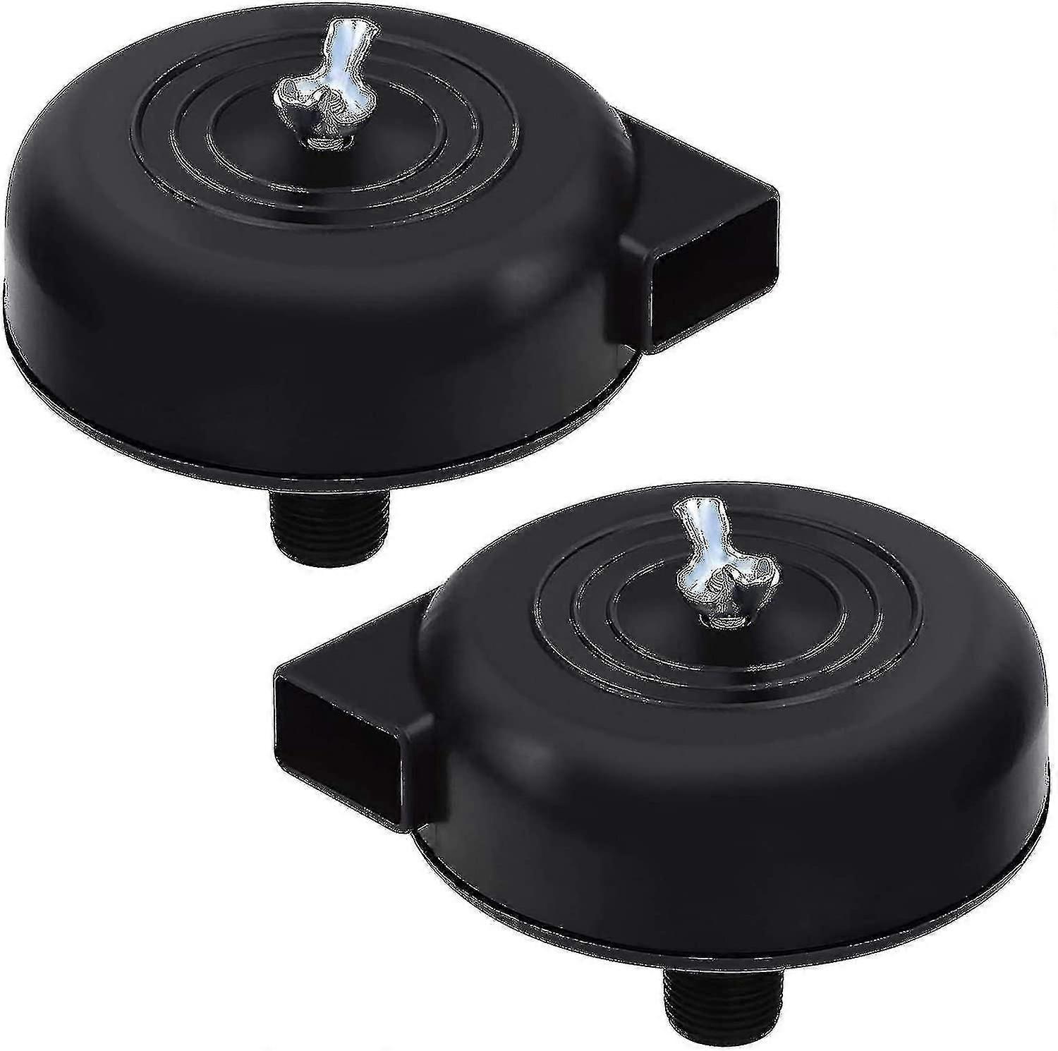2 stuks compressorfilters zwart