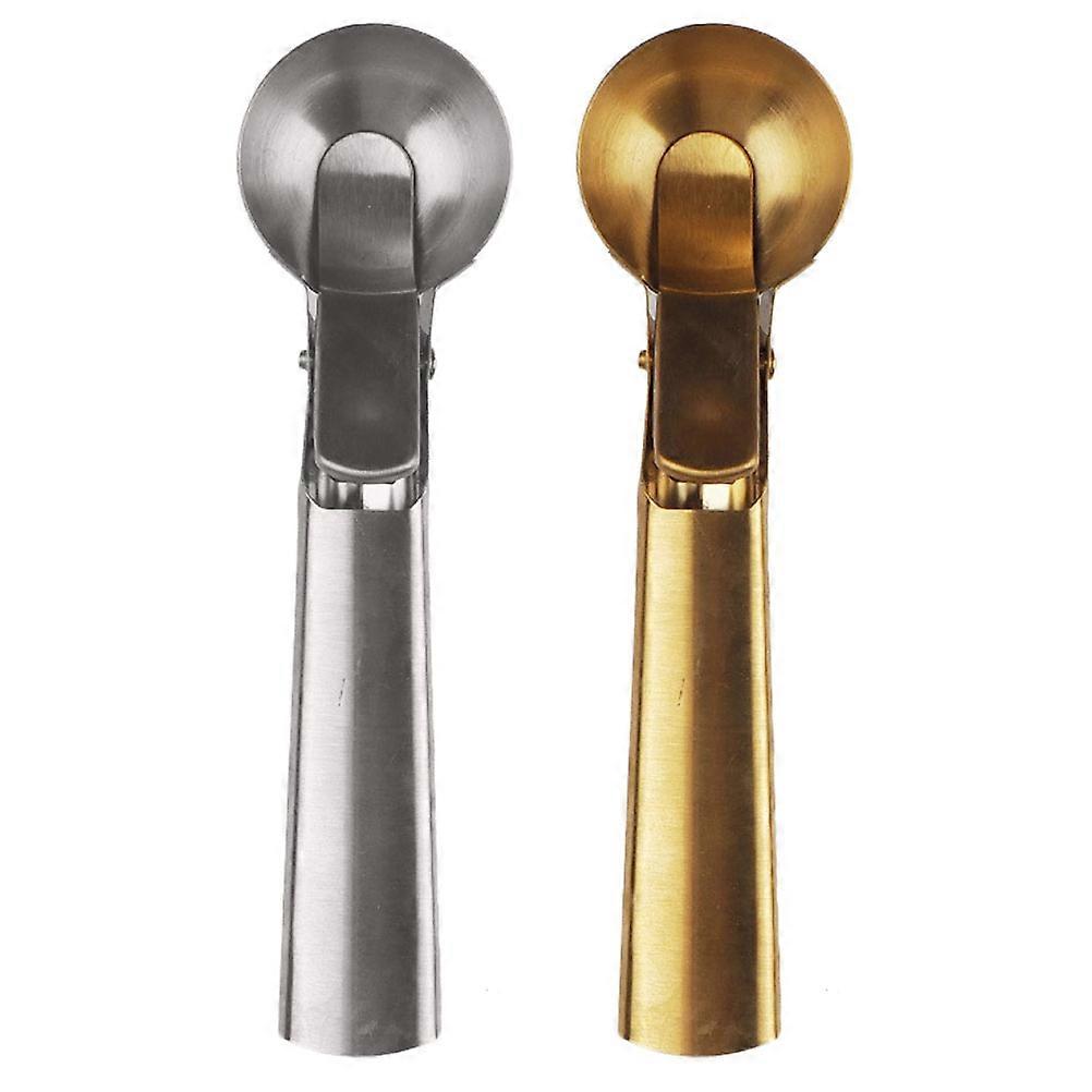 Fruit Spade Spoon Ice Cream Scoop Thicken Fruit Digging Spoon Use 18x4.8cm 2Pack