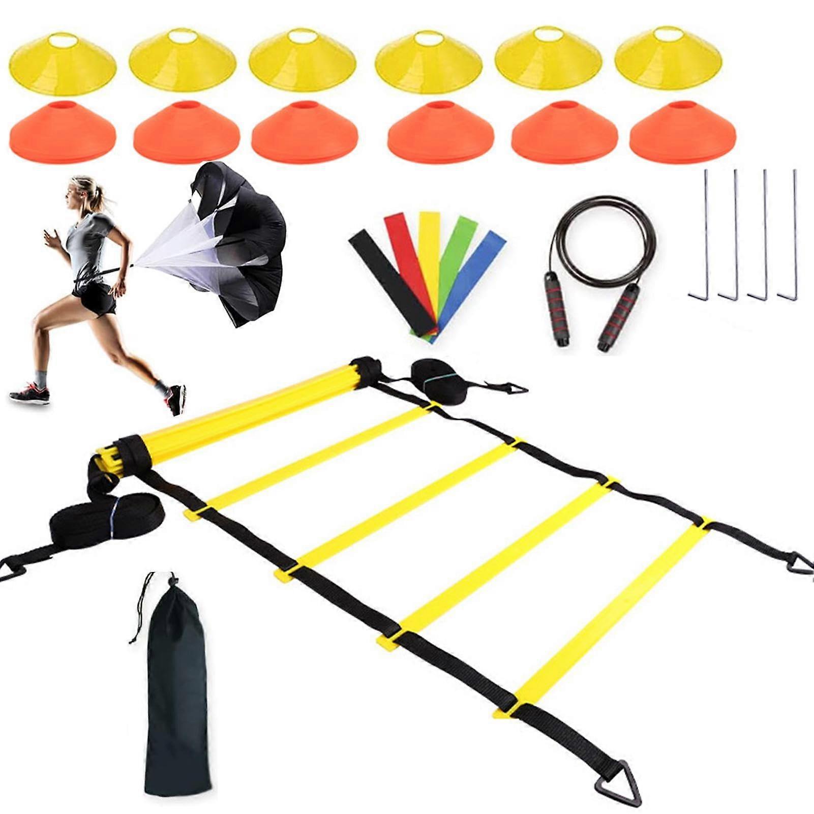 Foldable Speed Training Device, Agility Set for Football 5 pieces
