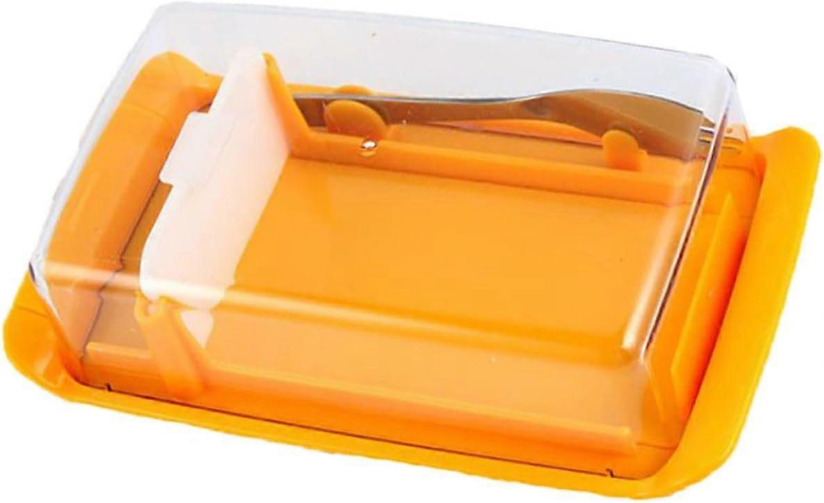 1 set of butter preservation box, cutting machine for home use, yellow, convenient and practical