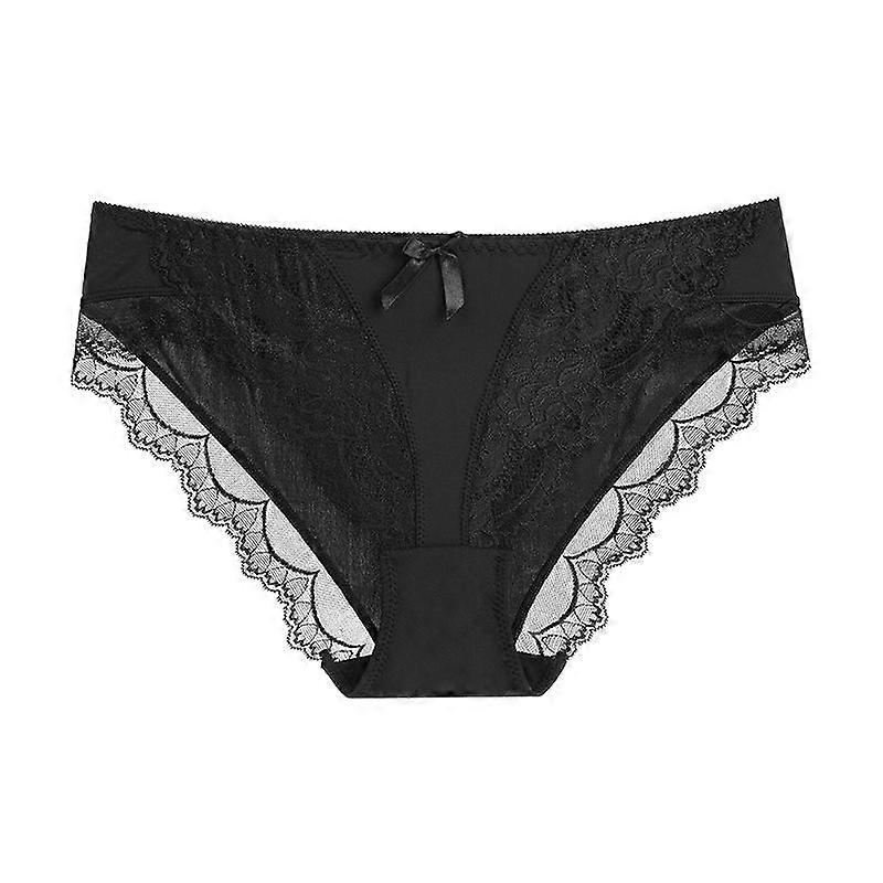 Underwear Low Waist Ice Silk Panties Women's Briefs Lace Women's Panties