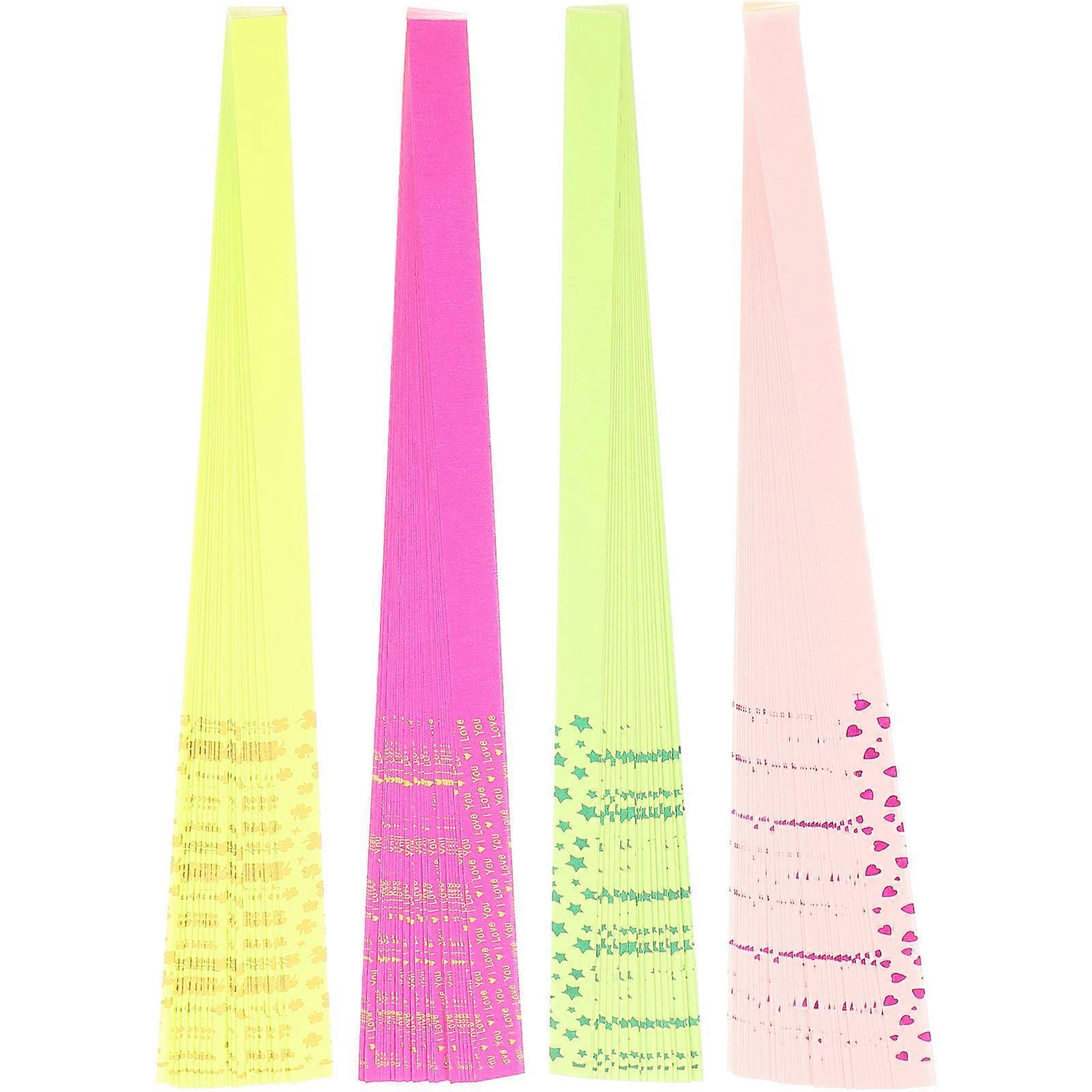 Paper Stars For Diy Projects Craft Enthusiasts 9.8X0.4X0.1in 4Pcs