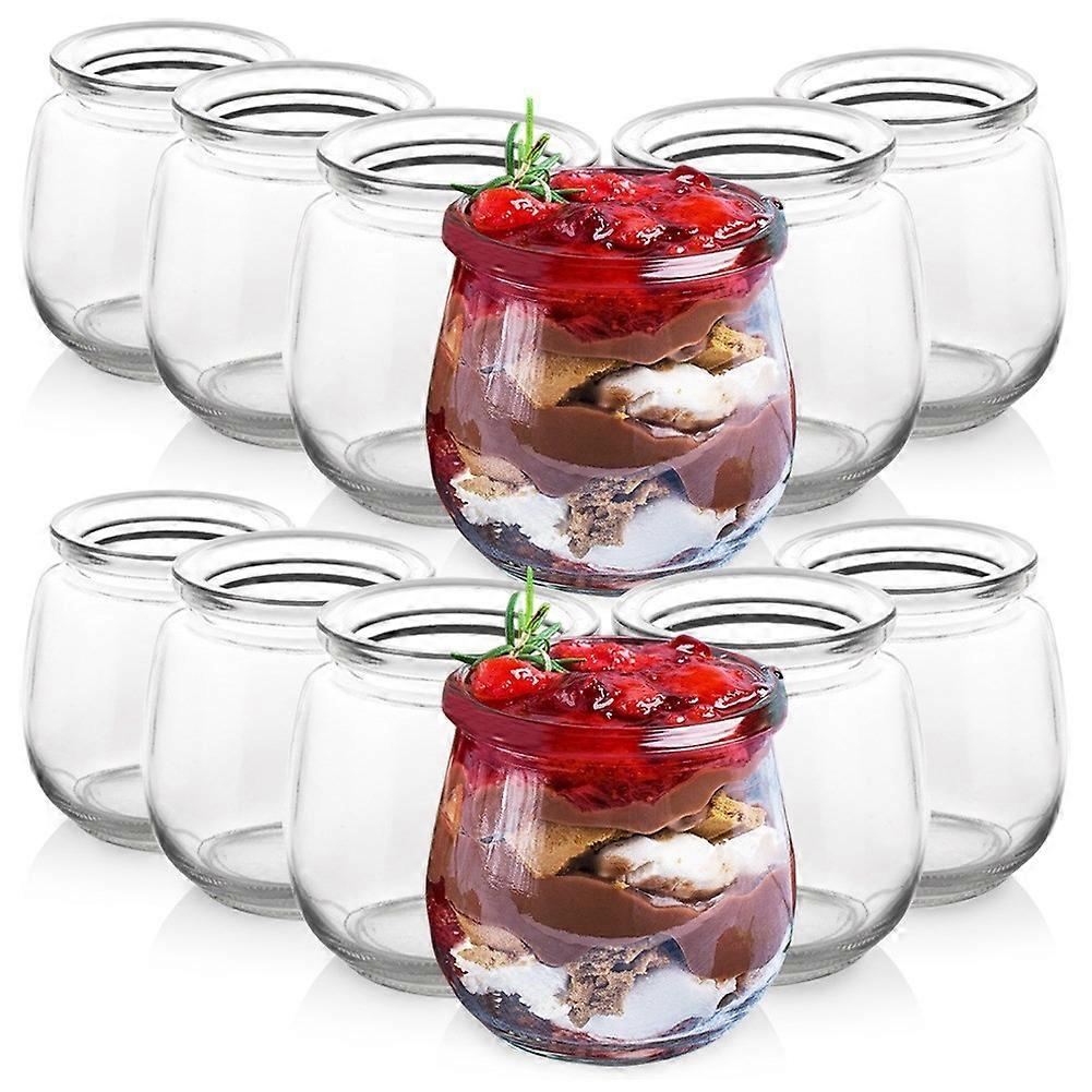 Jar for yogurt and desserts 130 ml 12 pcs.
