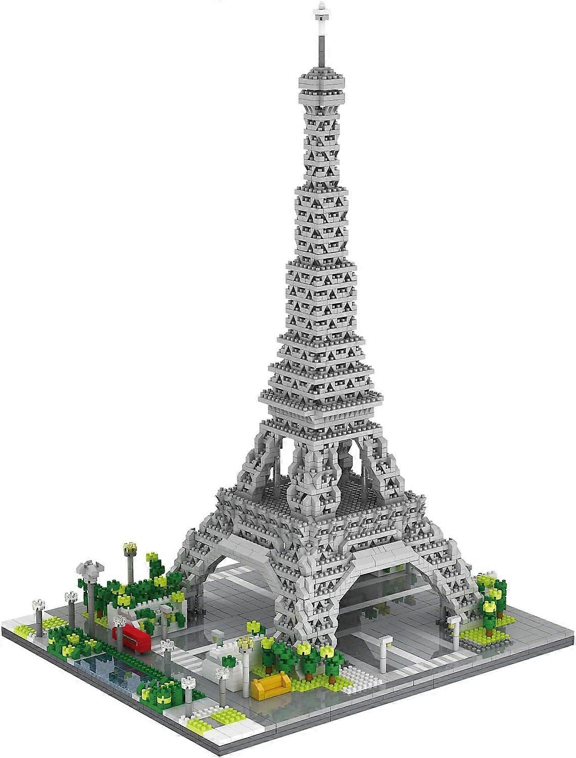 Building Eiffel Tower Miniature Blocks Set, 3369 Pcs Miniature Blocks 3D Puzzles Toys, Gifts for Adults and Children