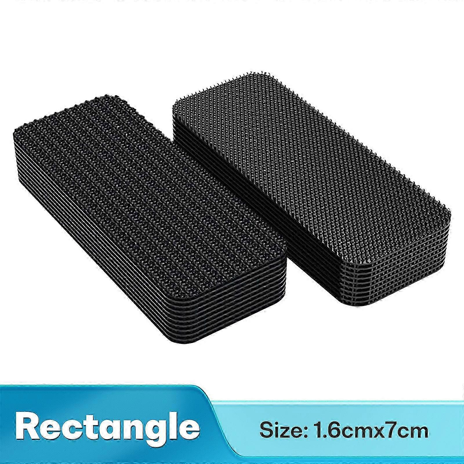 20/40/60PCSの家庭用および車のフロアマット用の両面高粘着カーペット固定ステッカー、フットマット固定用滑り止めグリップテープ