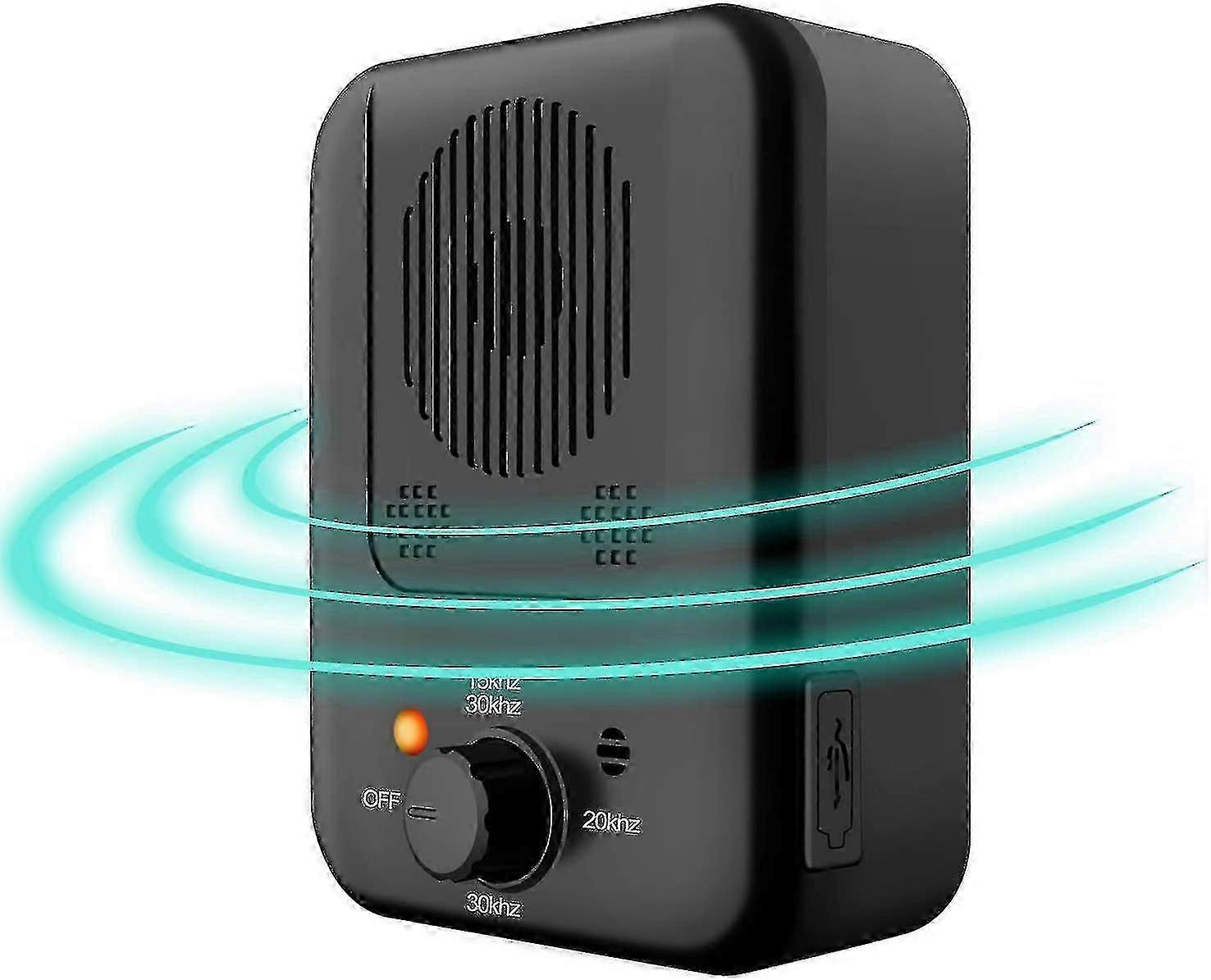 Rechargeable Ultrasonic Bark Control Device, Level 3 Rainproof Upgrade Version