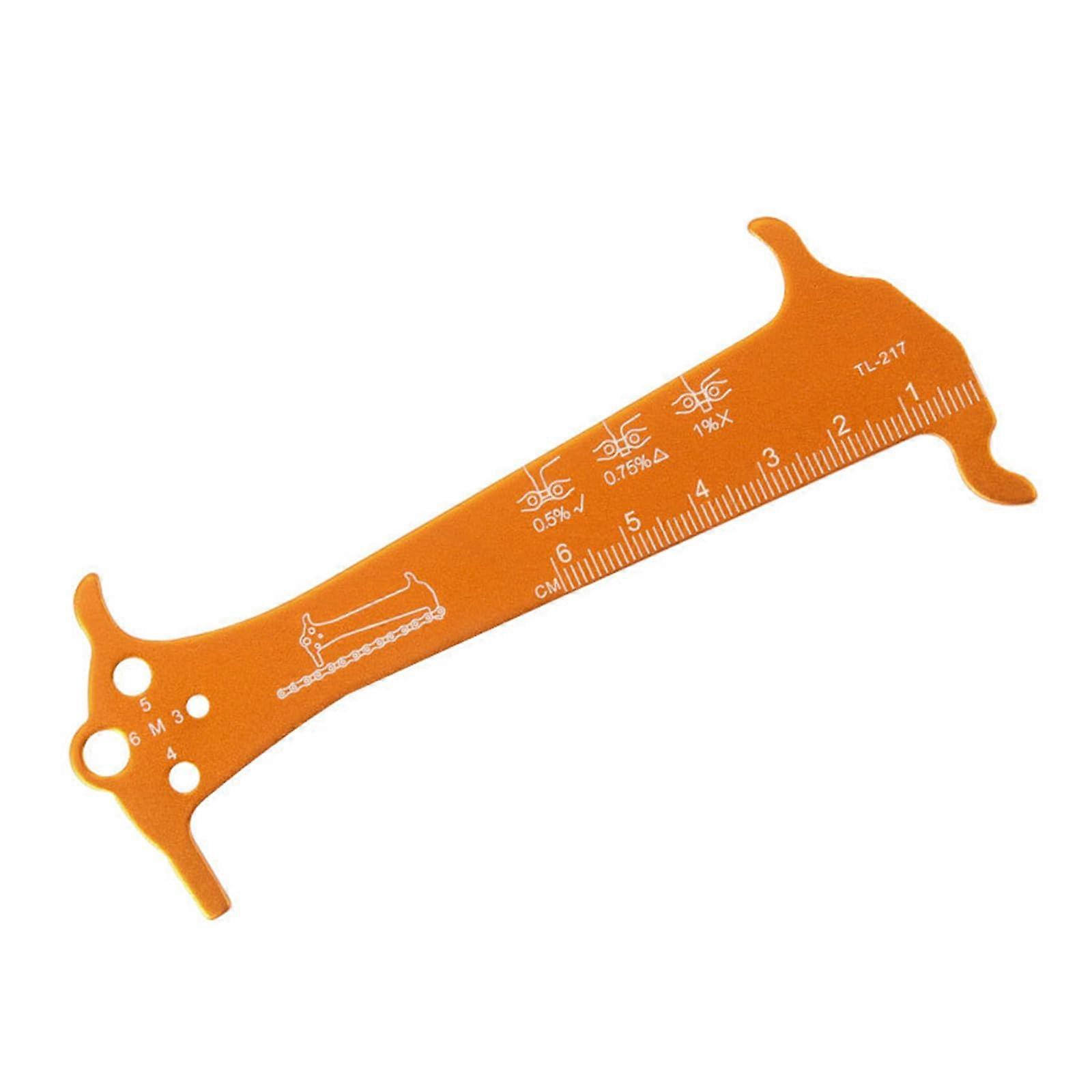 Bicycle Chain Wear Indicator Tester, Bicycle Chain Tool, Chain Measuring Ruler, Cycling Chain Wear Detector