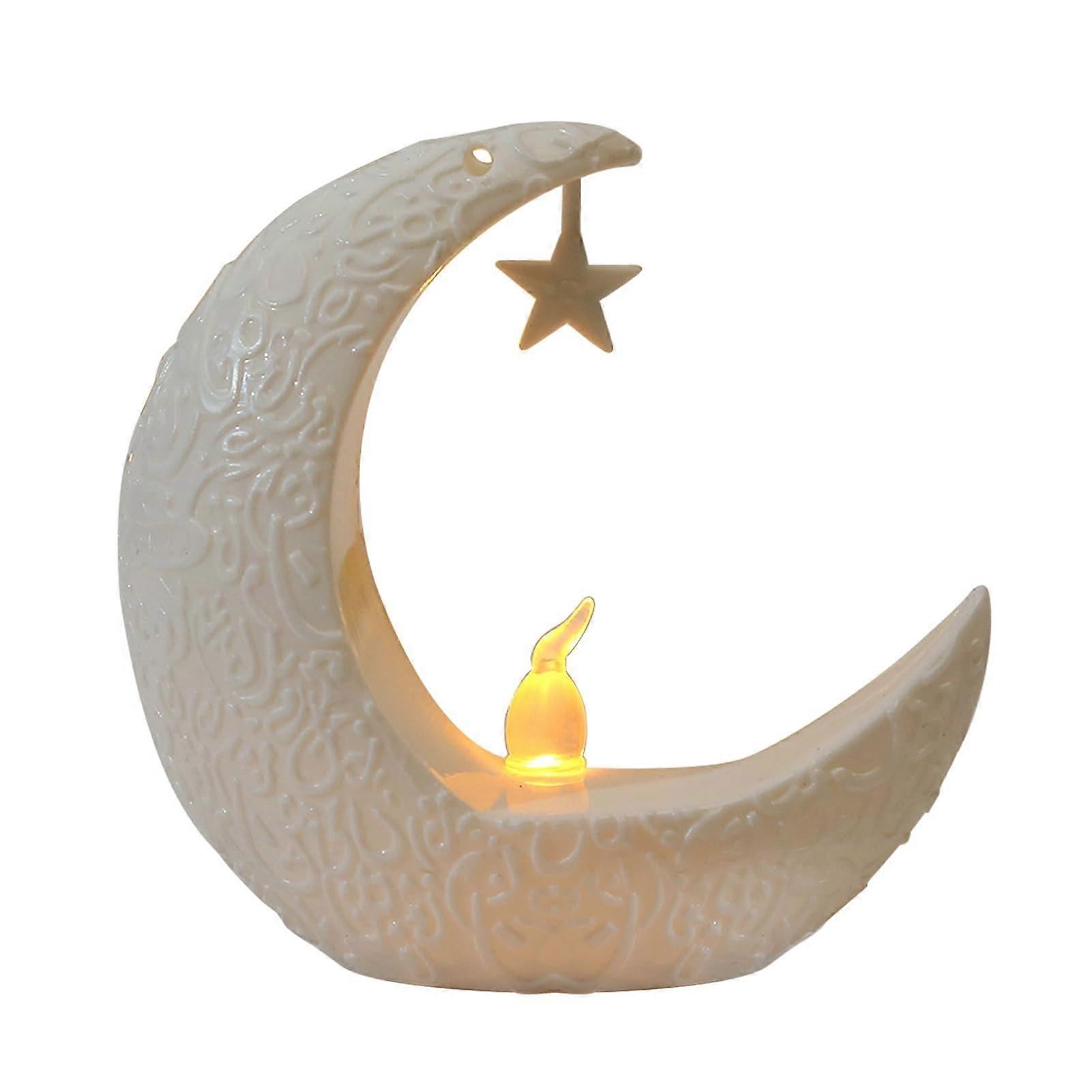 Ramadan LED Moon Lights, Eid Lantern, Flameless Candle, Tea Light, Table Decor