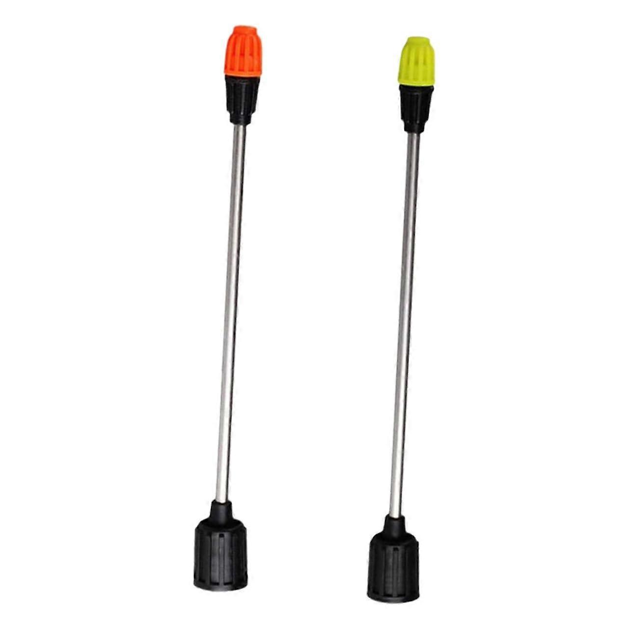 Air Pressure Watering Can Set - 2 Telescopic Spray Rods (Red and Green), Replaceable Spray Rod System, 2-Piece Garden Tool