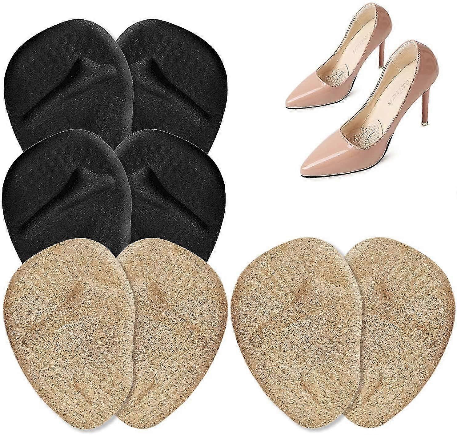 Kadın Yüksek Topuk Yastığı İçin Tabanlık, 4 Çift Jel Ön Ayak Minderi, Ayak Pedleri, Kaymaz Ayak Jel Pedleri, Ayakkabı Ekleri, Ön Ayak Koruması