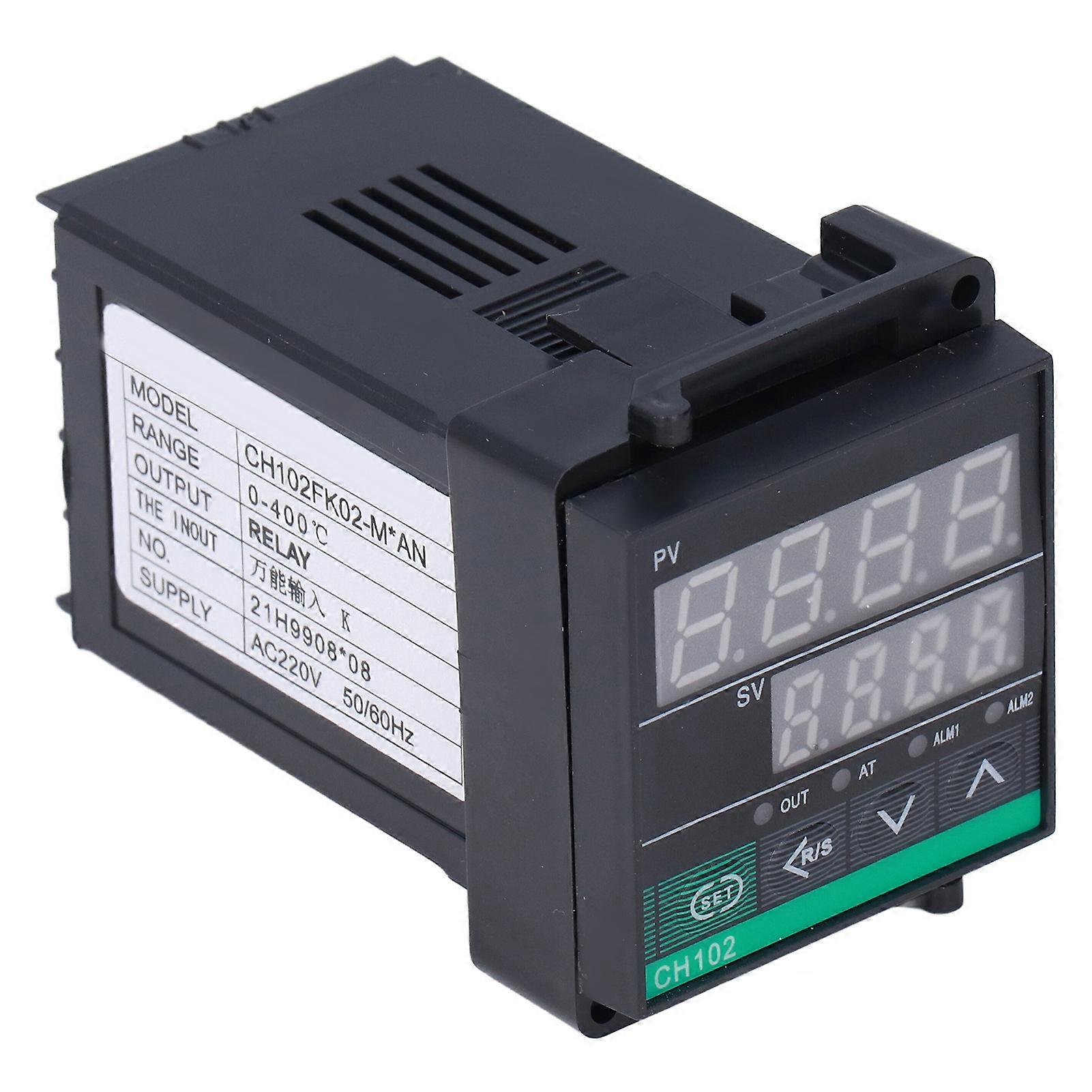 PID Temperature Controller Intelligent Digital Thermostat K Type CH102FK02-MxAN AC220V