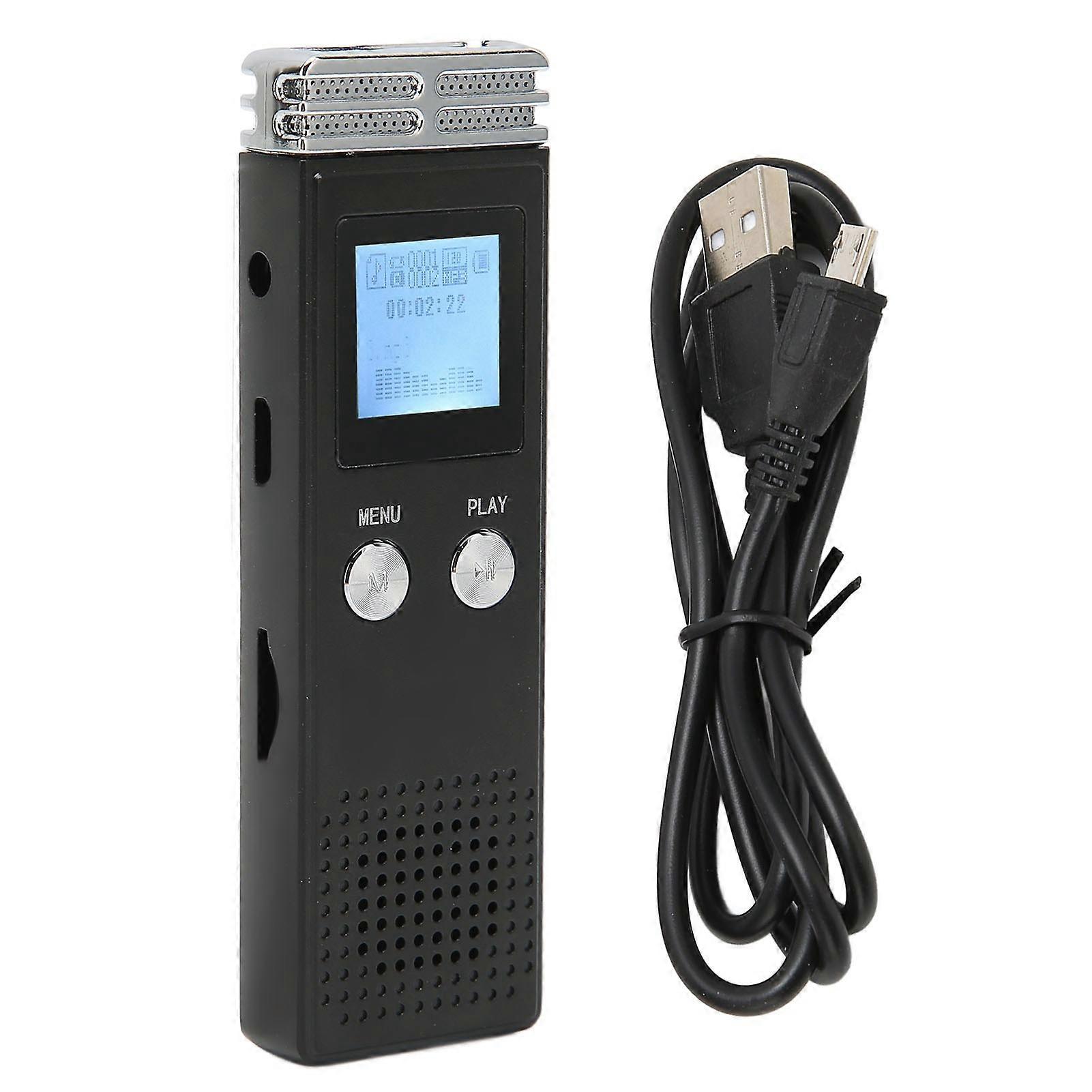 Digital Recorder USB Charging Password Protection Voice Activated Portable Recording Device for Meeting Interview