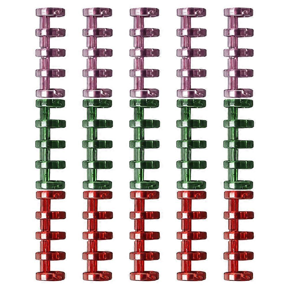 Loose Leaf Binding Spines Scrapbook Binder Clips Diy Craft School Study 15Pcs