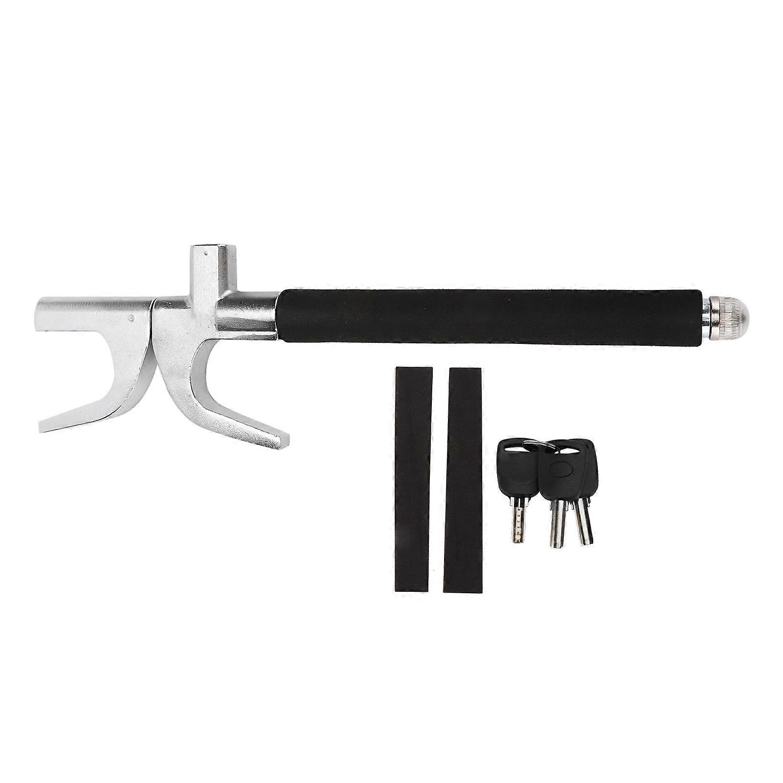 U-Type Car Steering Wheel Lock Extendable Anti Theft Security Device with 3 Keys Universal for Car