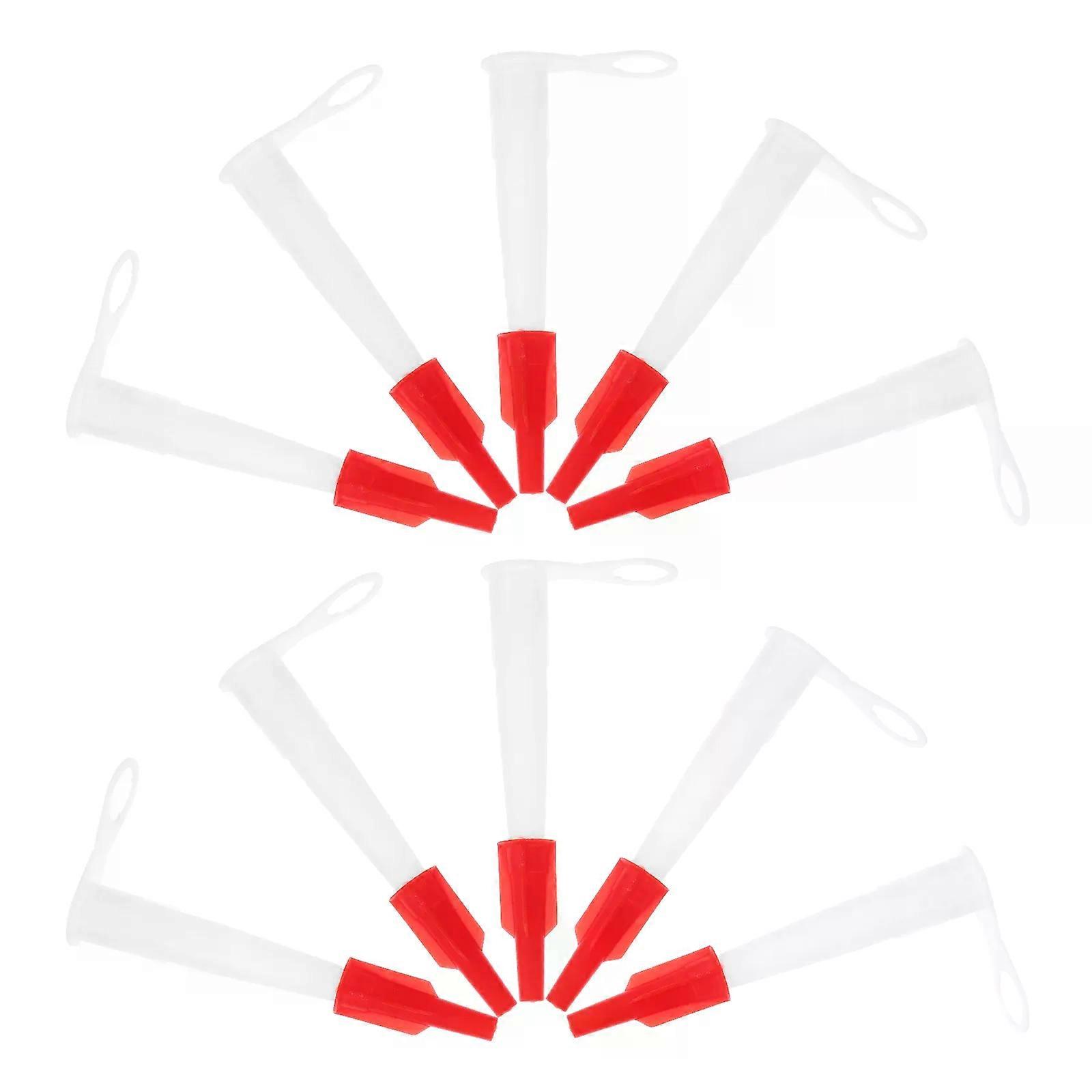 10pcs Caulking Applicator Caulk Nozzles Tips Glue Cap Dispensing Head Sealing Caps Smoothing Tool For Home Projects