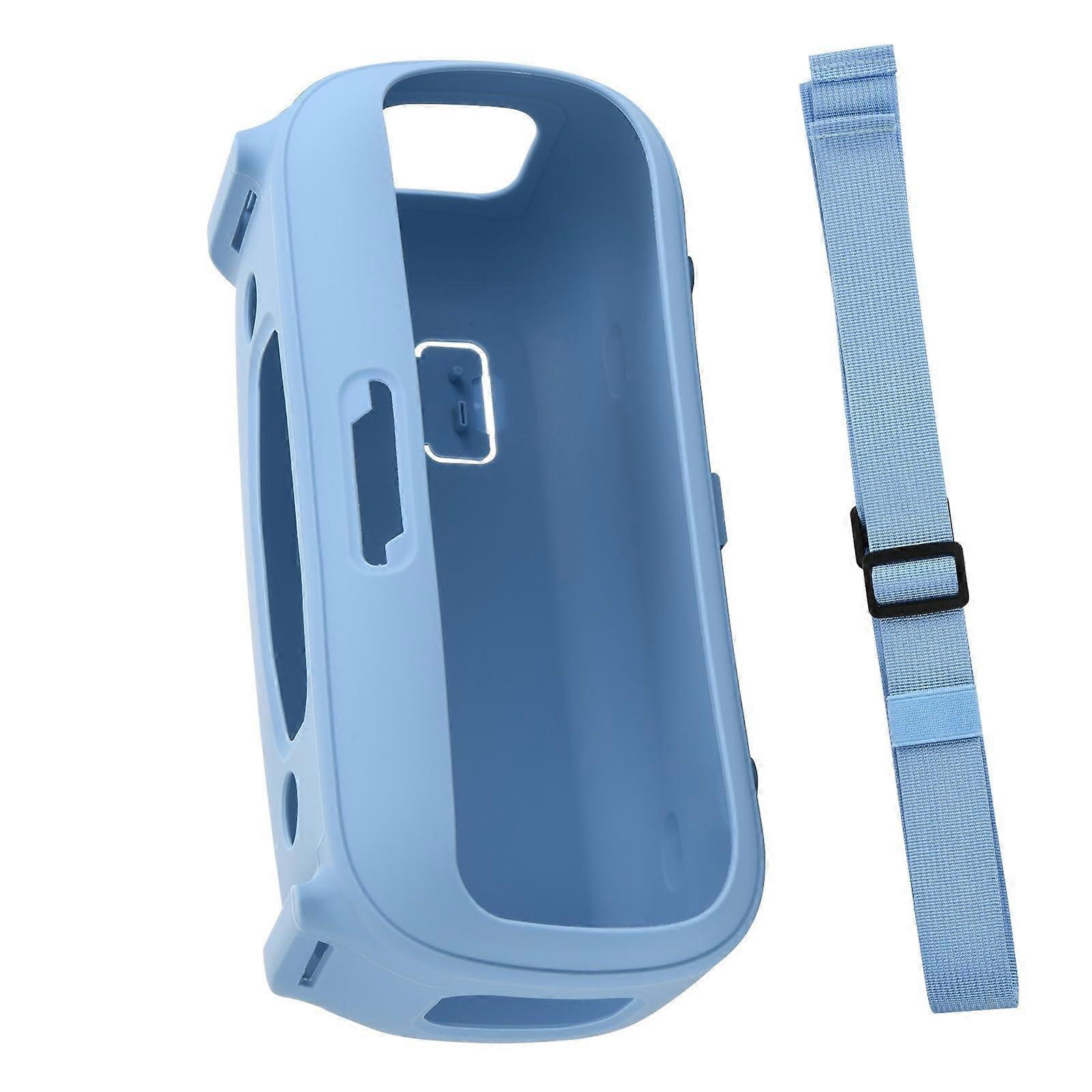 Silicone Protective Case for Speakers with Shoulder Straps, Shockproof Speakers Blue For Bluetooth Speakers Straps