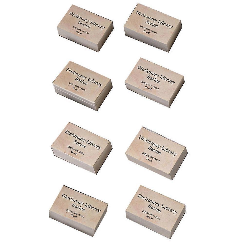 Writing Paper Diy Backing Papers Manual DIY Light Brown Rectangular 5.60X3.70X0.10CM Ledger Message Paper 8Pcs