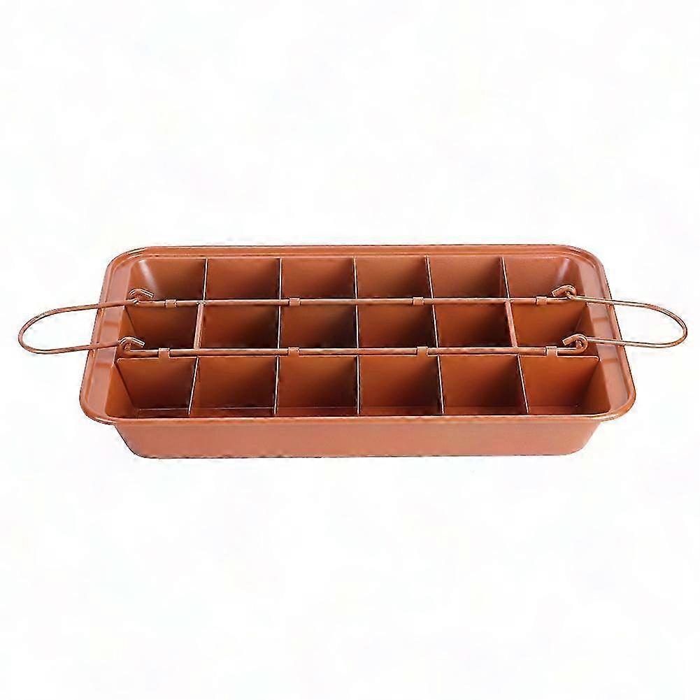 Non-Stick Square Cake Pan with Removable Base for Baking Brownies