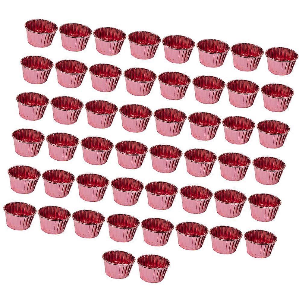 Muffin Cupcake Liner Foil Paper Baking Cups Waterproof 50Pcs