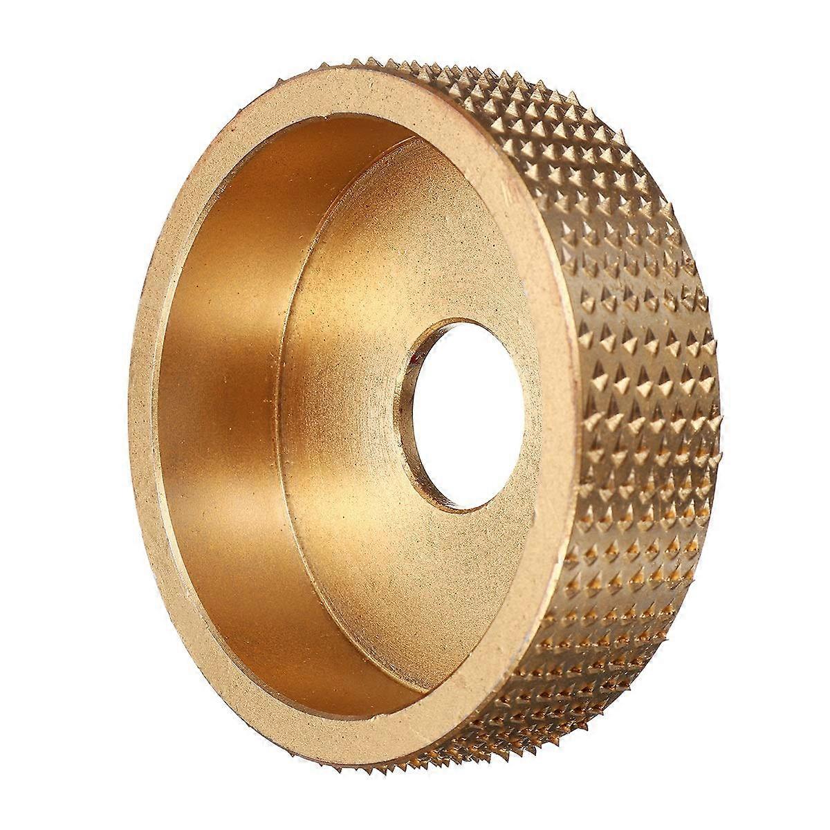 Grinding Wheel Wood Carving Disc For Rotary Tool And Angle Grinder Tungsten Carbide Coating Bore Shaping Gold