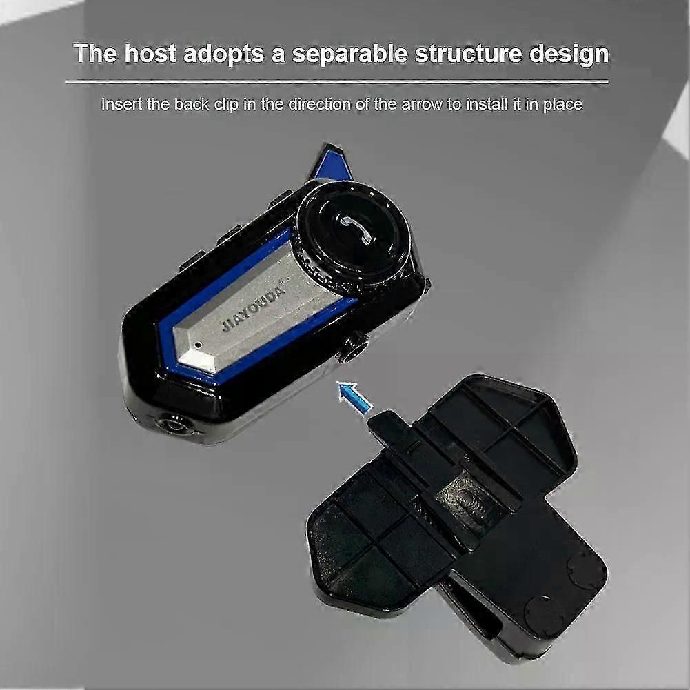 Kit Oreillette Bluetooth 5.0 Pour Casque Moto – Avec Micro, Autonomie 40h, étanche !