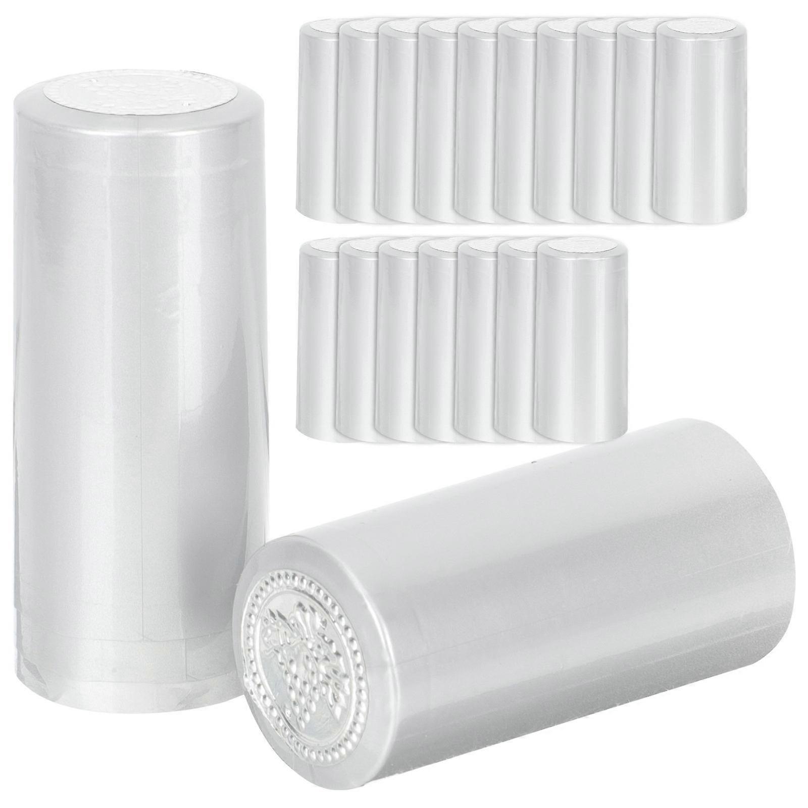 200pcs Silver PVC Shrink Caps for Home Use with Innovative Design and Good Sealing Effect