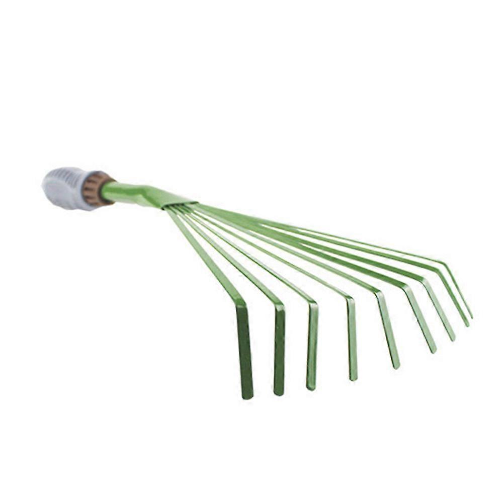 Durable Iron Garden Rake with NonSlip Handle for Easy Weeding and Pet Cleanup , 2Pcs