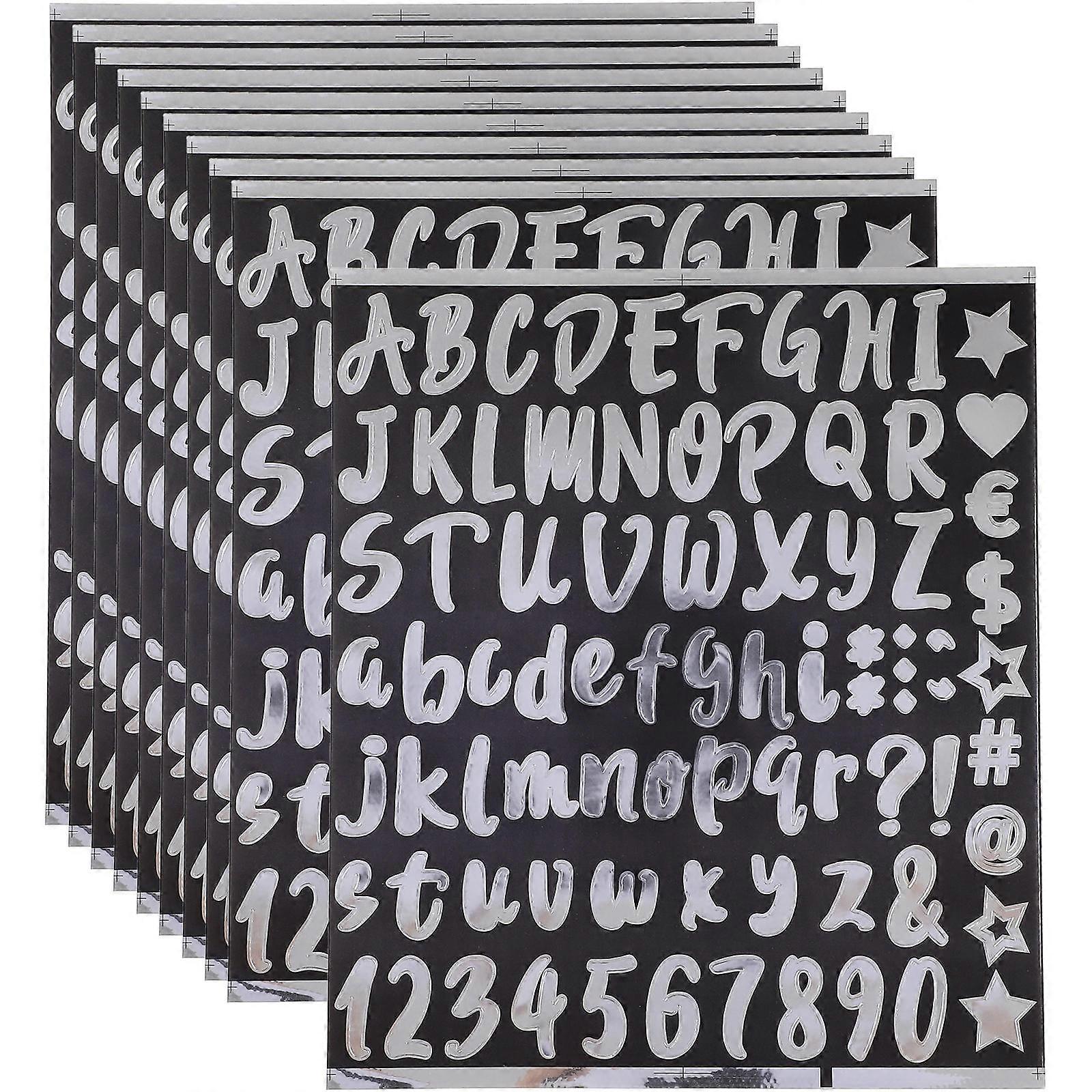 Mailbox Labels Reflective Sticker Decal General Users .5x18.5x0.1cm Simple Sheets