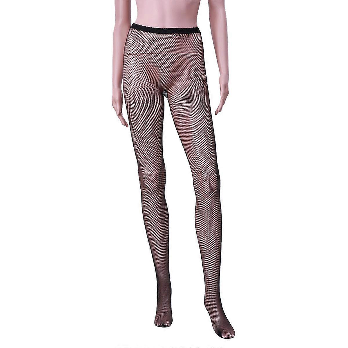Tights Stretchy For Casual Look Black 8Pcs