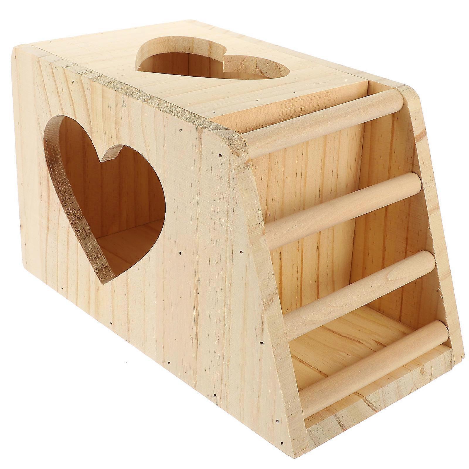 Wooden Feeder Rack for Rabbits and Guinea Pigs – Durable Grass Holder with Multi Functional Design, Easy Installation, and Enhanced Pet Engagement