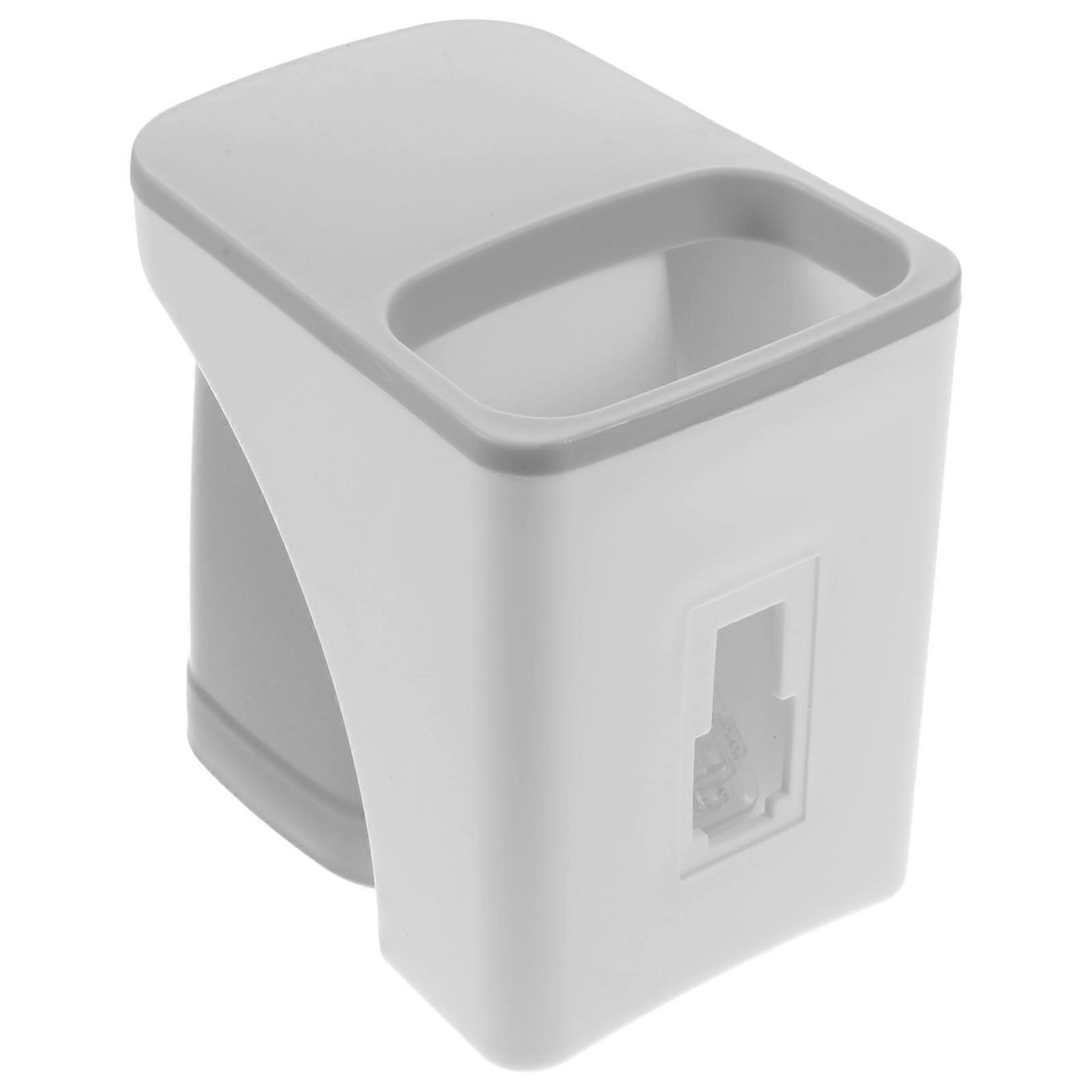 Toothbrush Holders Set Wall Mounted Design Drainage Grey 1Set
