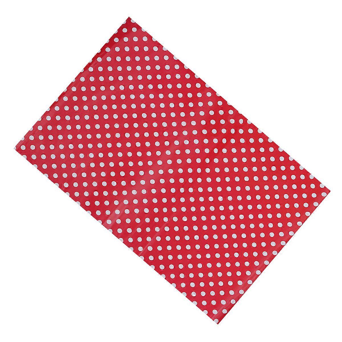 Waterproof Wrapping Paper Gift Wrapping Supplies Festive Design All Occasions Red 70 x 50 x 0.03 cm Tear-resistant 5 Sheets