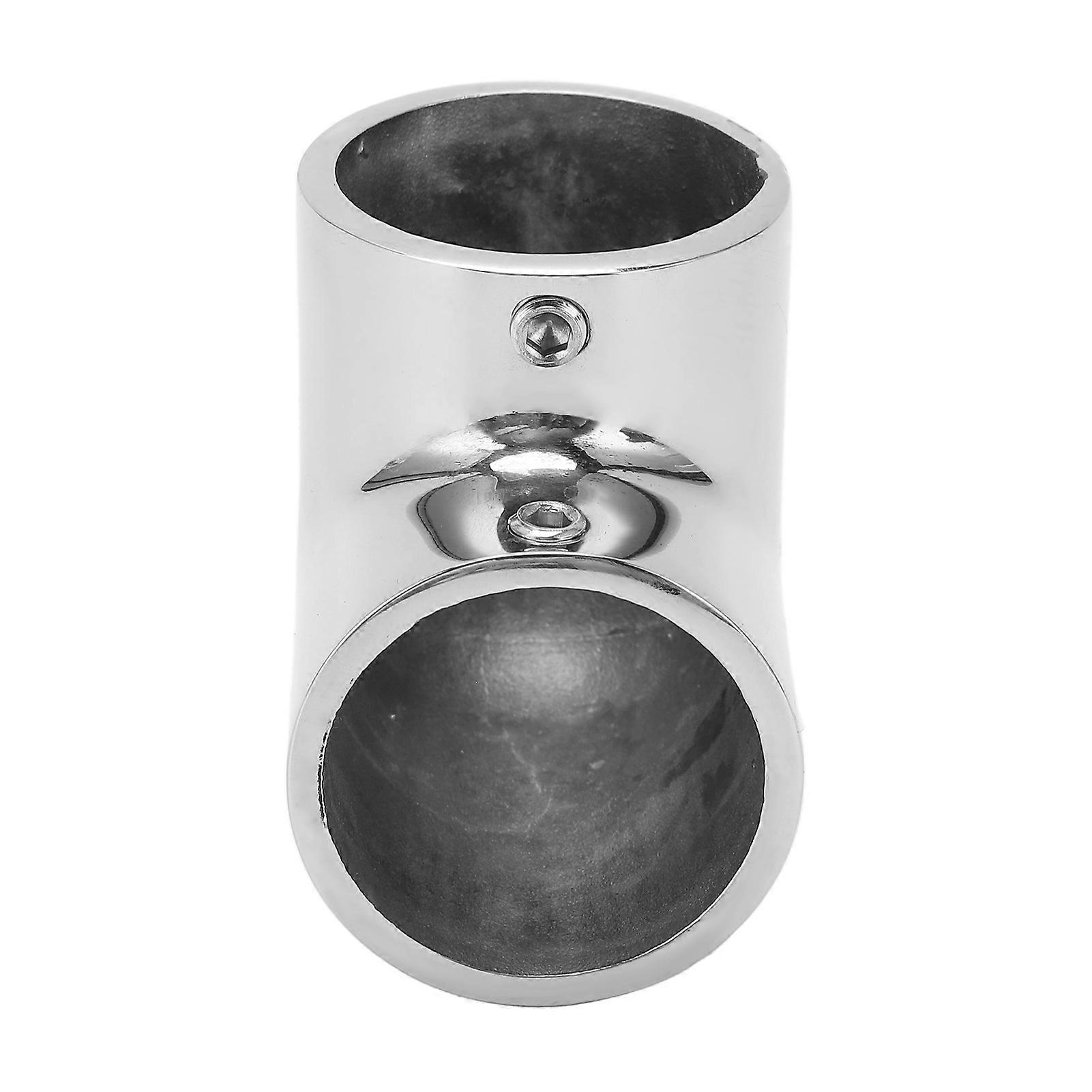 2 Way Boat Hand Rail Fitting 32mm 316 Stainless Steel 90° Elbow Pipe Connector for Marine Yacht Dock Deck