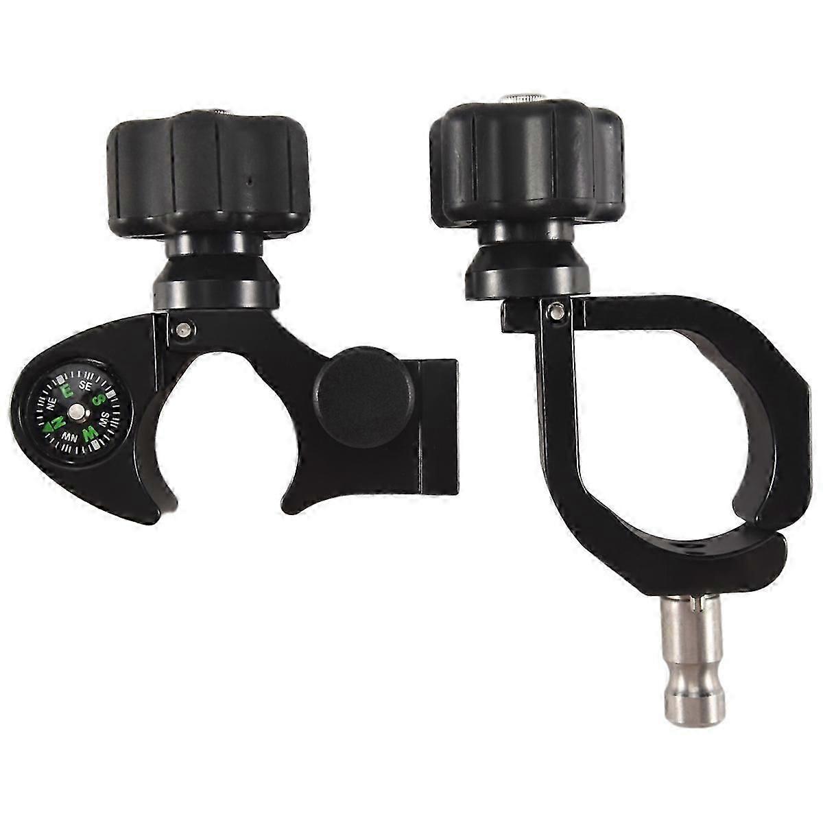 Pince de fixation rapide pour poteau avec boussole et support de collecte de données, GPS, station totale TSC3