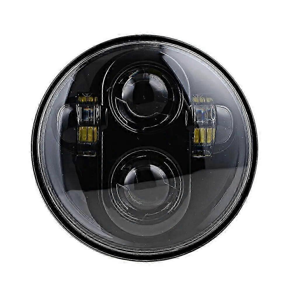 Acessórios para motocicleta Farol de LED 5,75 polegadas com farol alto e baixo de halo branco de 40 W e 45 W