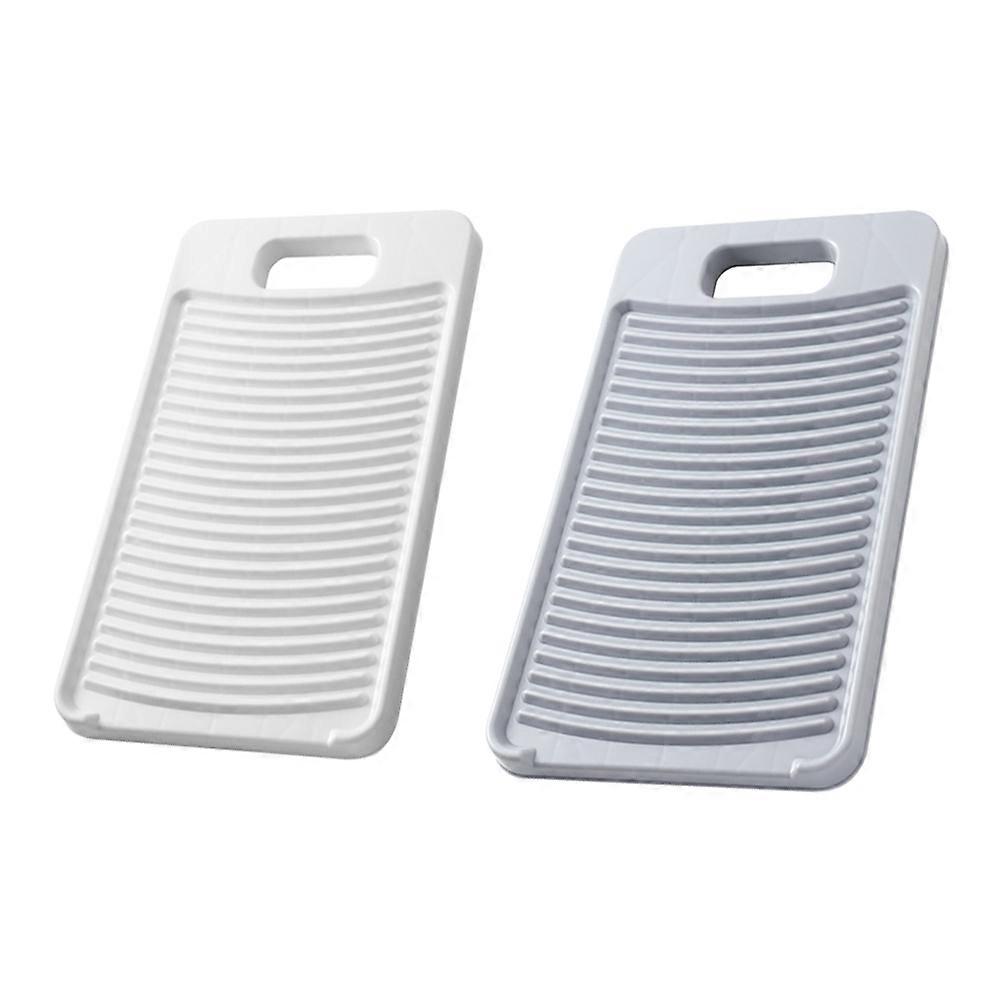 Plastic Washboard for Home Use in Assorted Color 2pcs and Durable Household Item